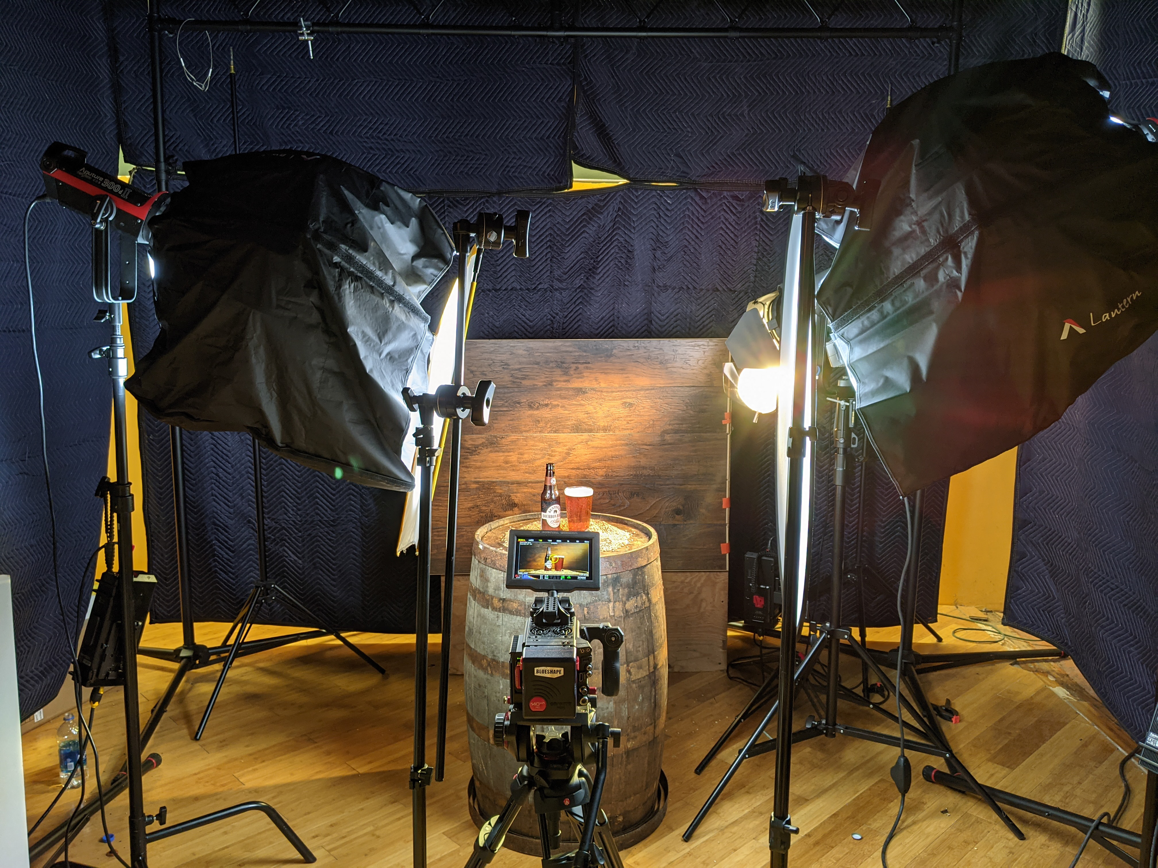 Behind the scenes