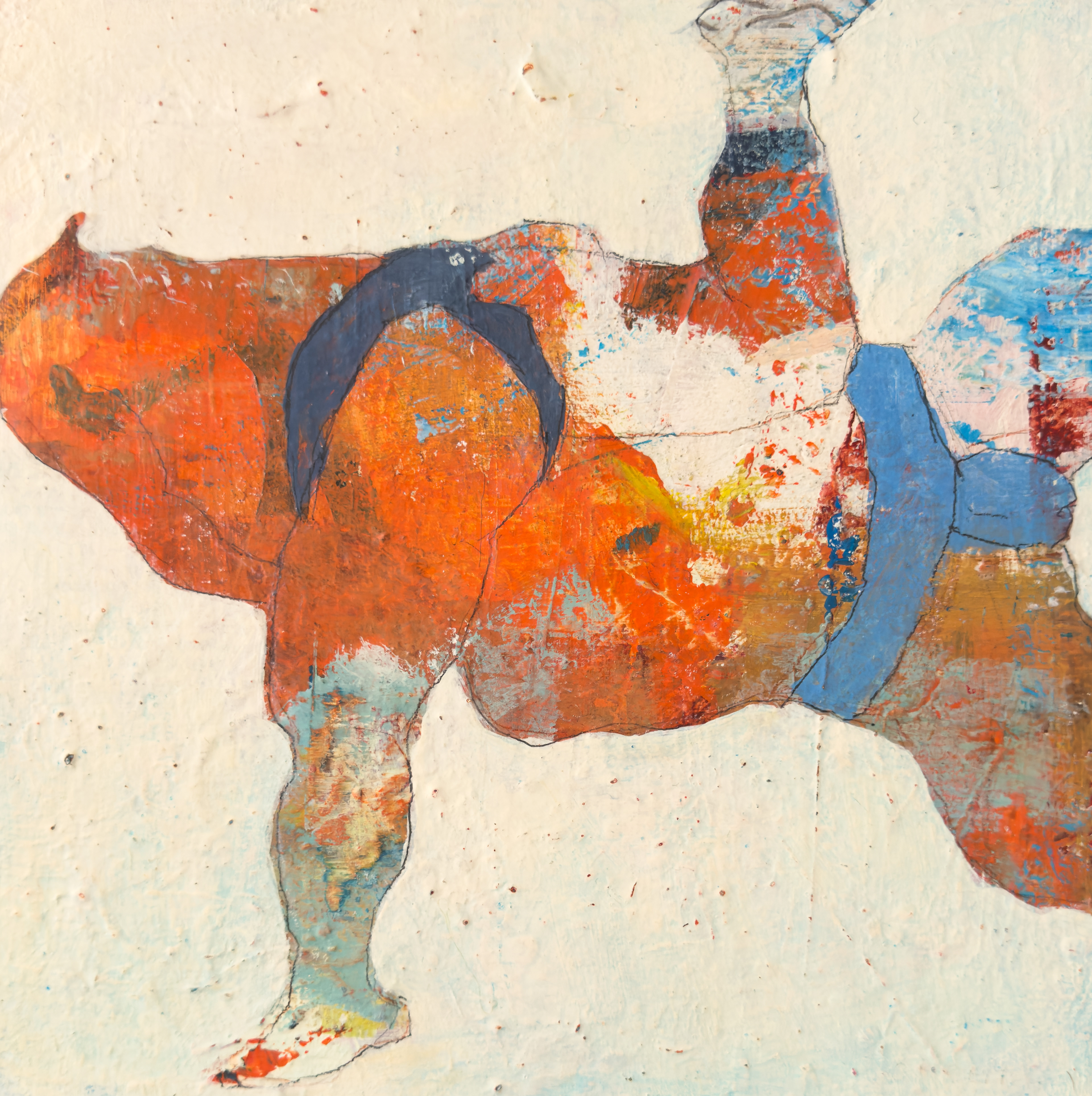 『夢の跡』　305x305mm   アクリル