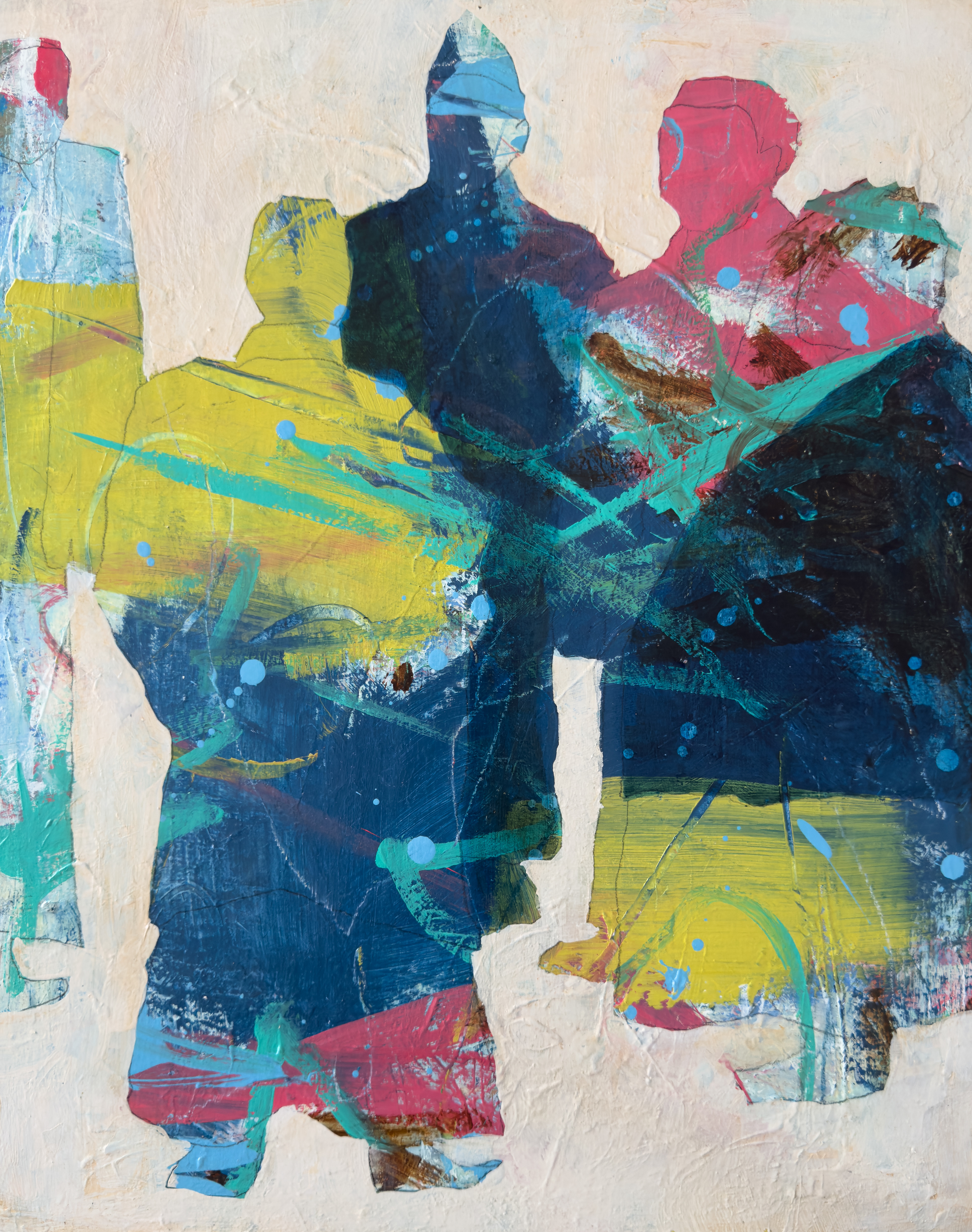 『MIB （黒紋付）』　508x406mm　　アクリル