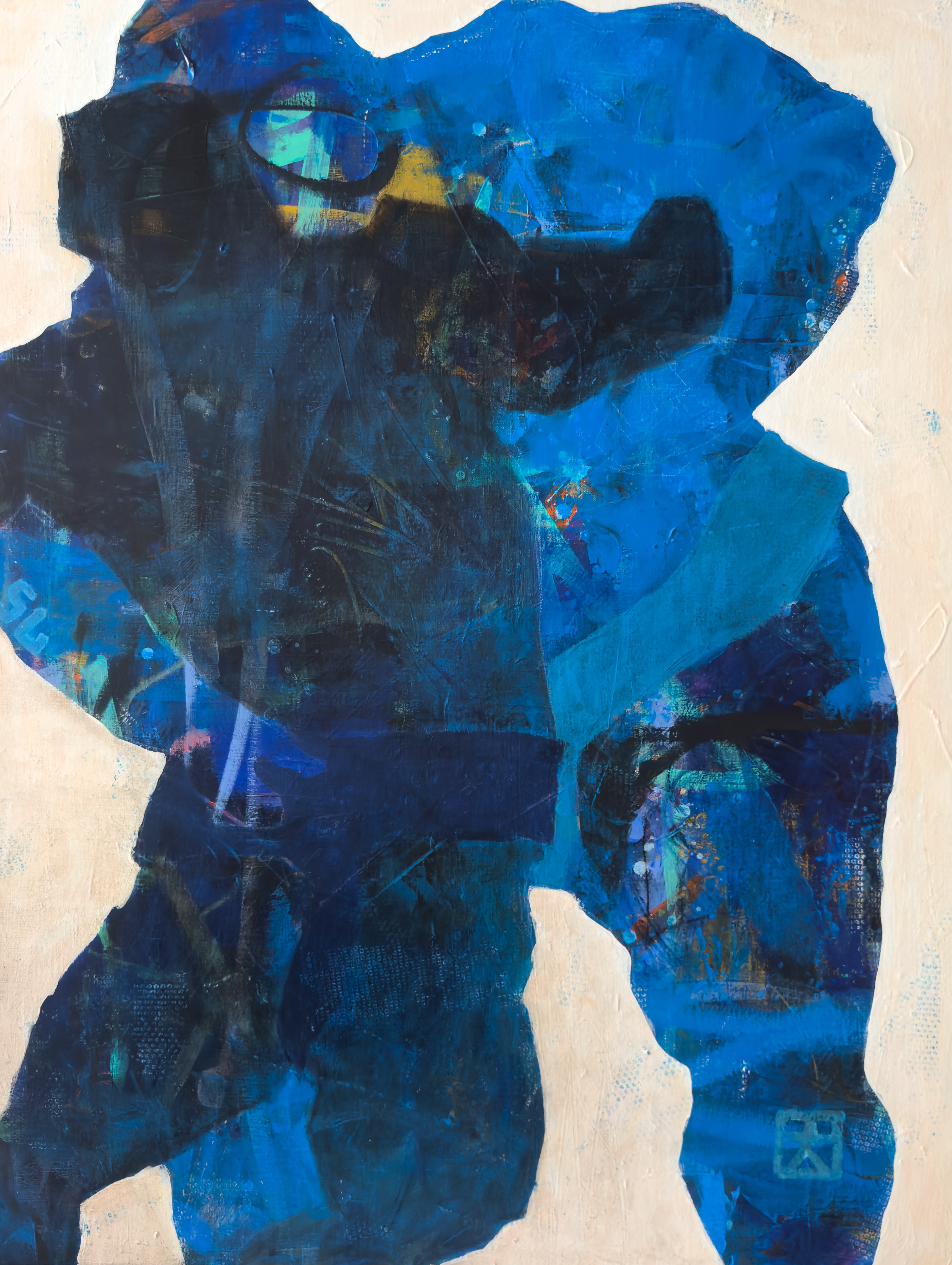 『雪すかし』　1167x910mm (F50) 　アクリル