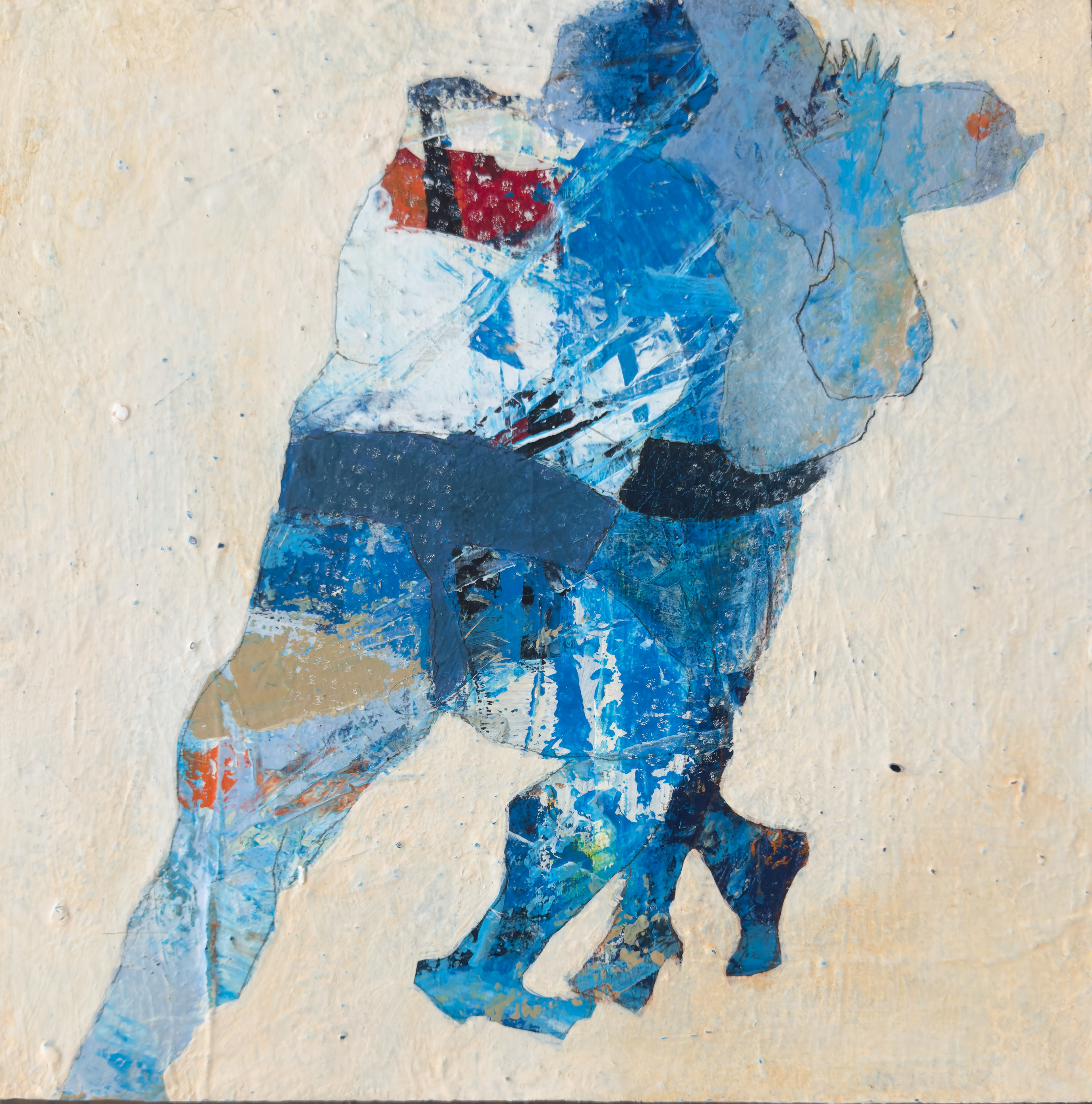 『別世界』　305x305mm   アクリル