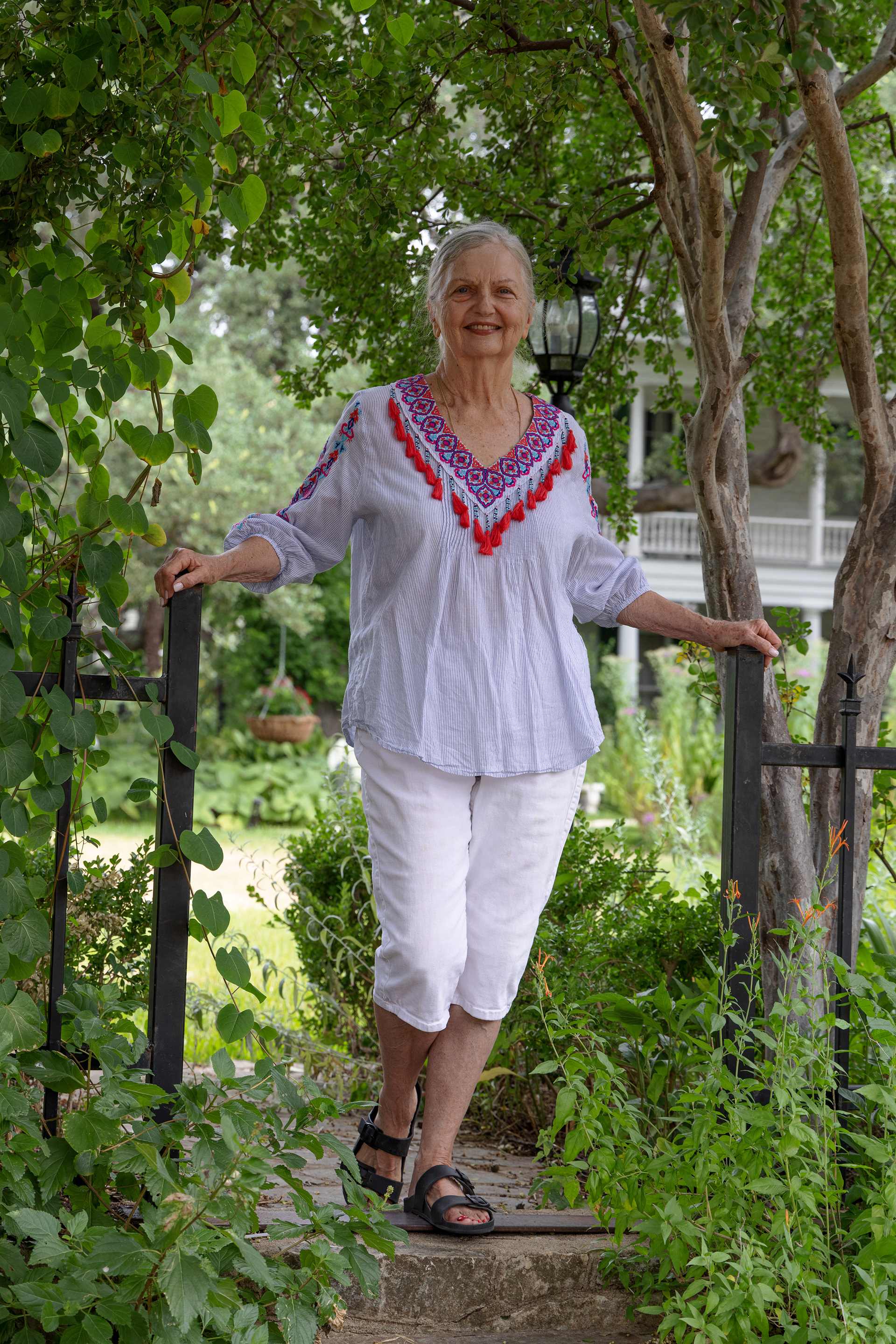 Laura Joseph owns the land that the Barton Springs purple martin colony is on. However she makes the land and the purple martins available for her community.
