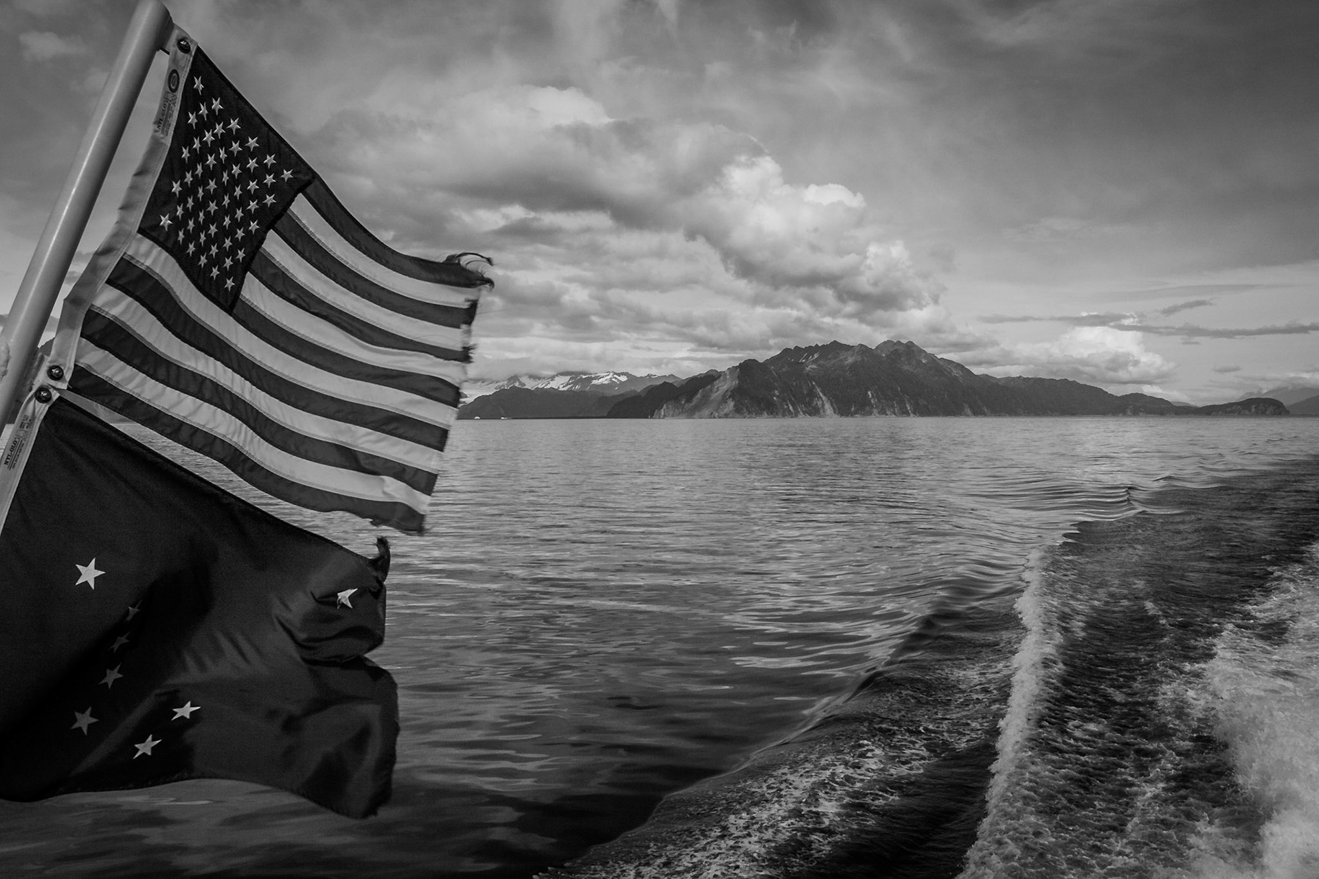 Flagge USA, AK