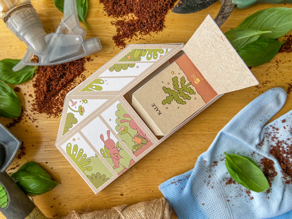  Mini Greenhouse ★ Seed Box Packaging