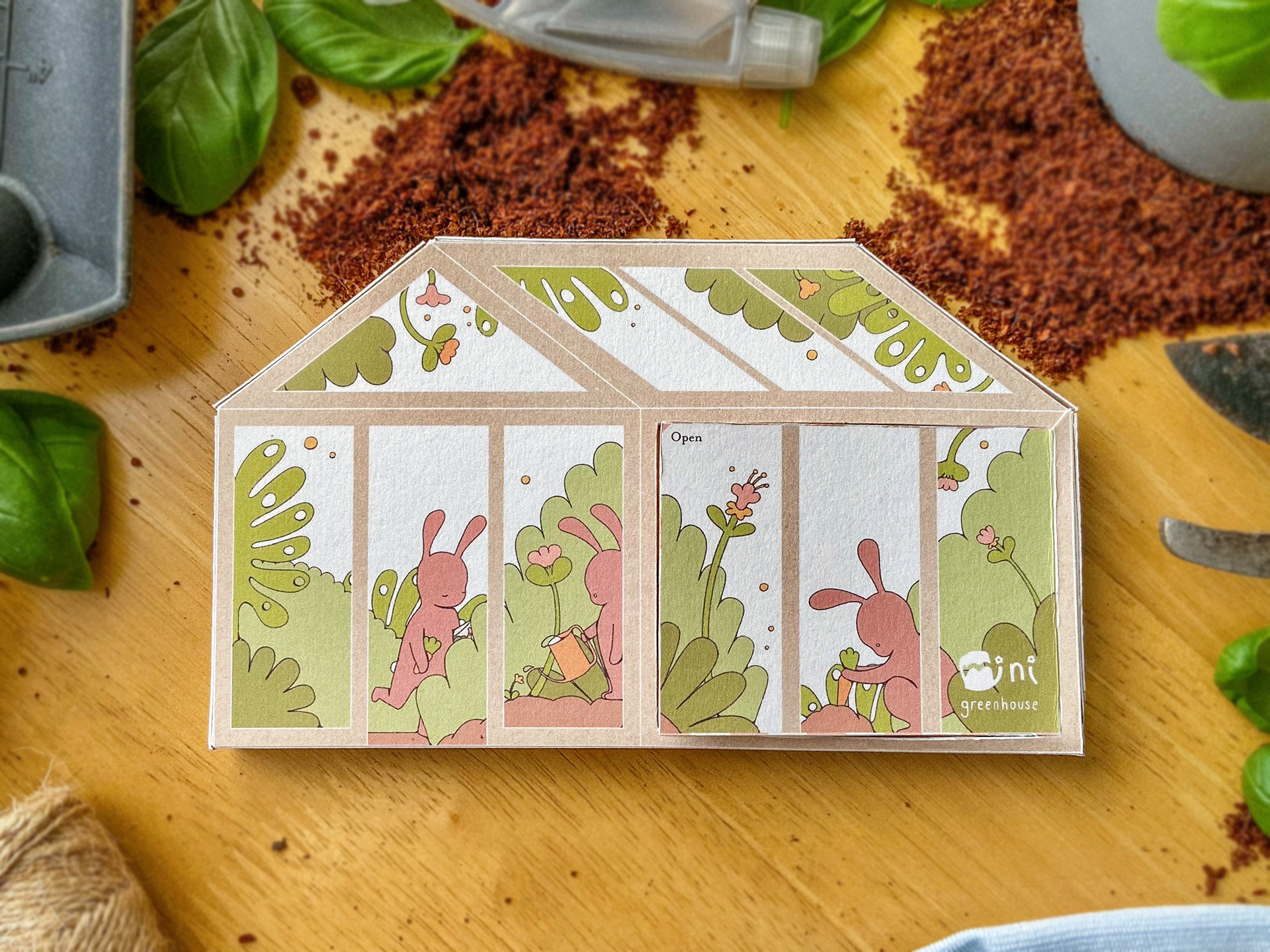  Mini Greenhouse ★ Seed Box Packaging
