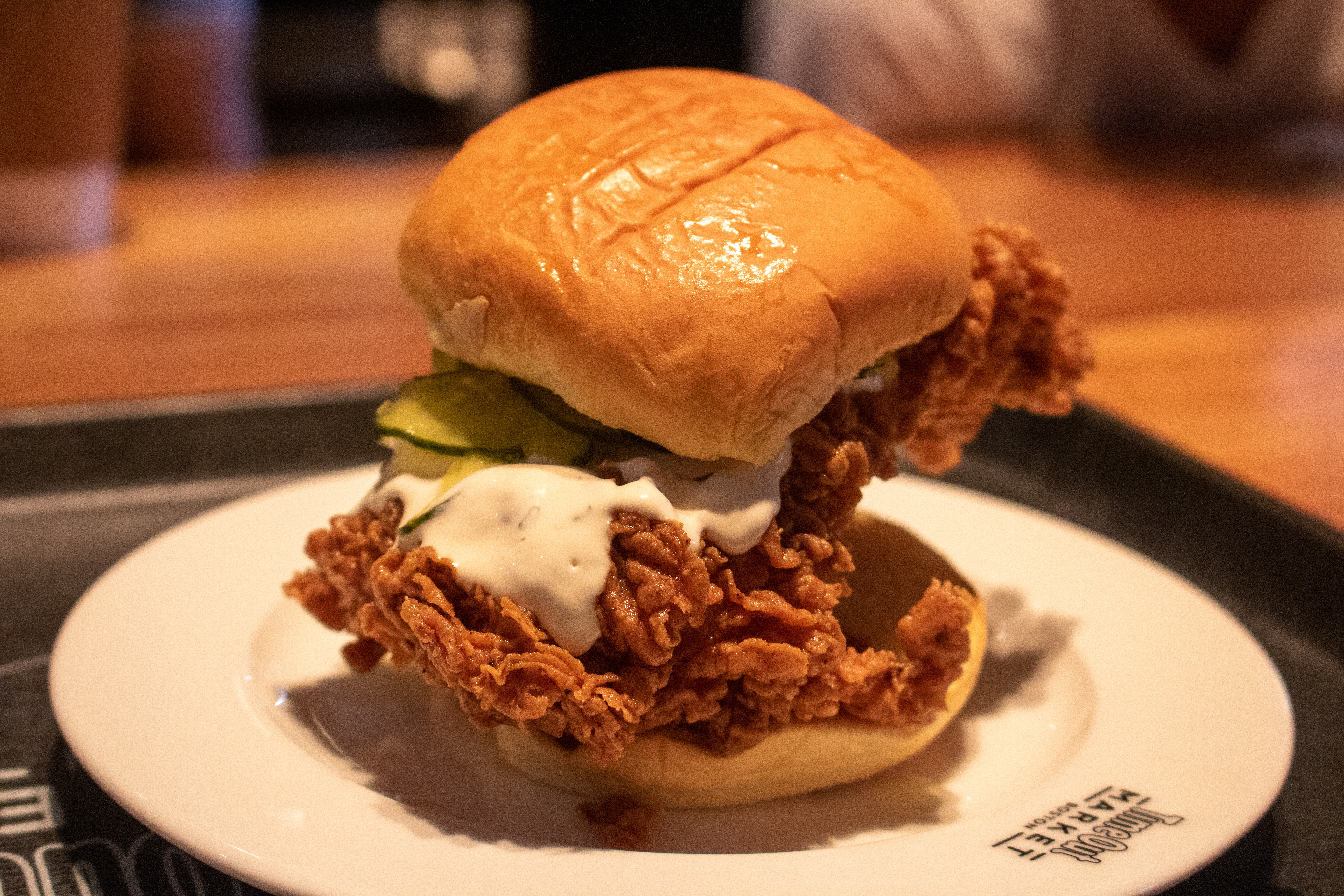 fried chicken sandwich @ BISq