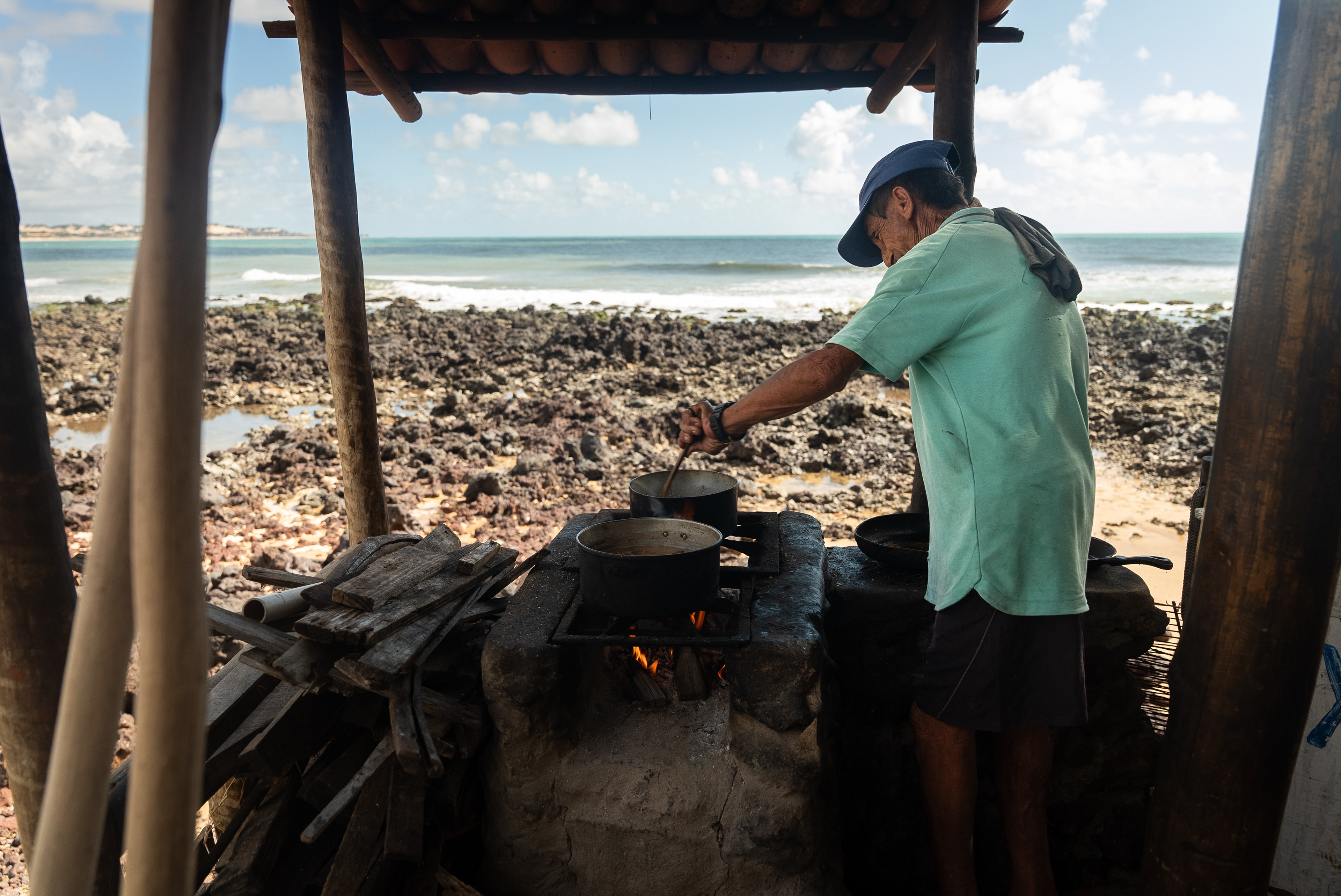 Pêcheur, Rio Grande do Norte, Brésil