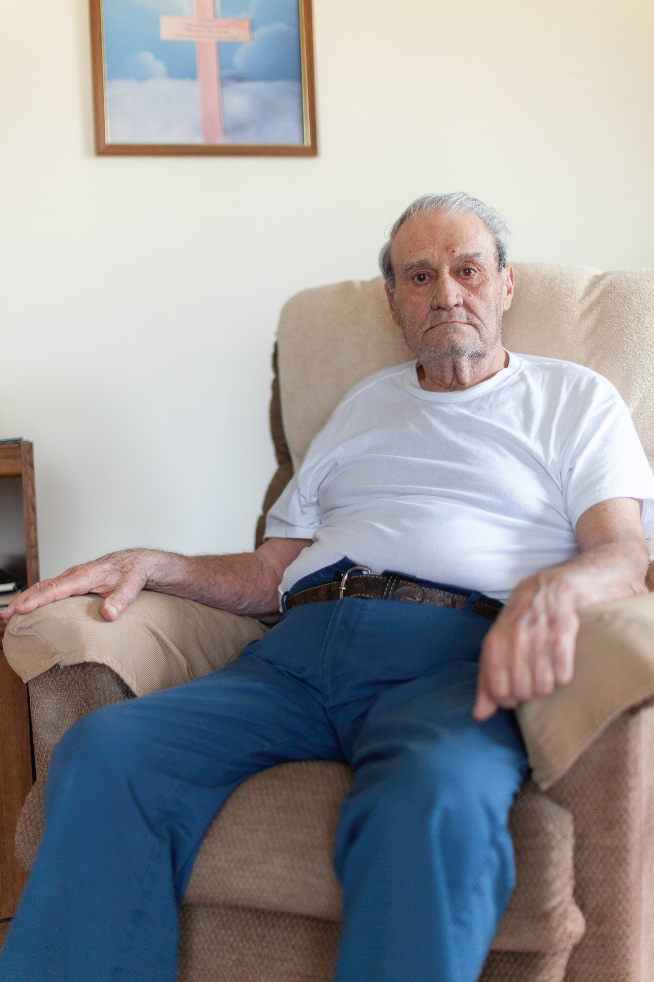 Donald Comer, 84, of Albany, Ohio, was a mechanical engineer specializing in boilers for Ohio University for 40 years, and here he sits in the home he laid the foundations for in Albany, Ohio, Feb. 17, 2019. Comer is a devout Methodist, and brags that, "There’s never been a beer or a drop of alcohol in this house."