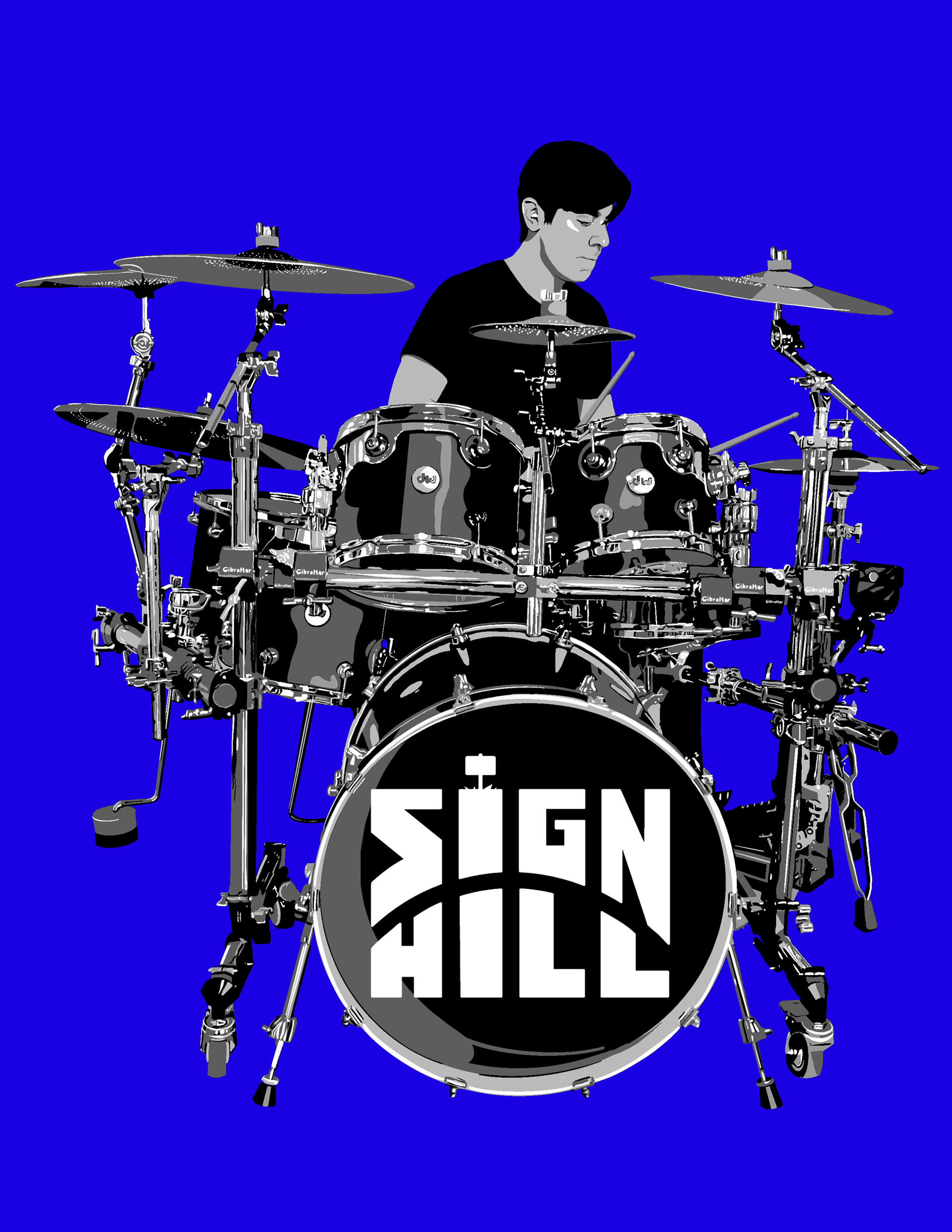 Drummer Illustration