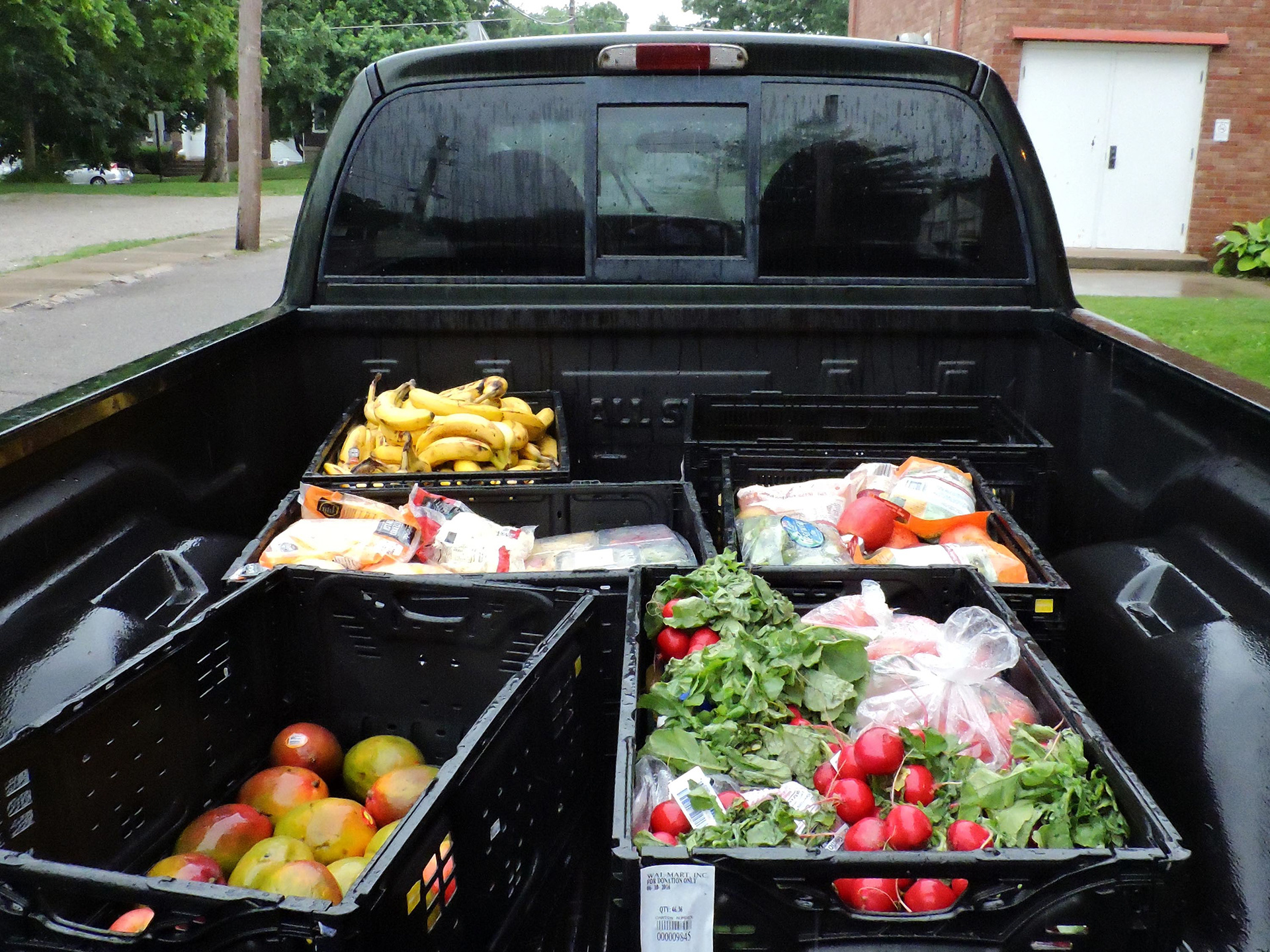 Stocking the Food Pantry