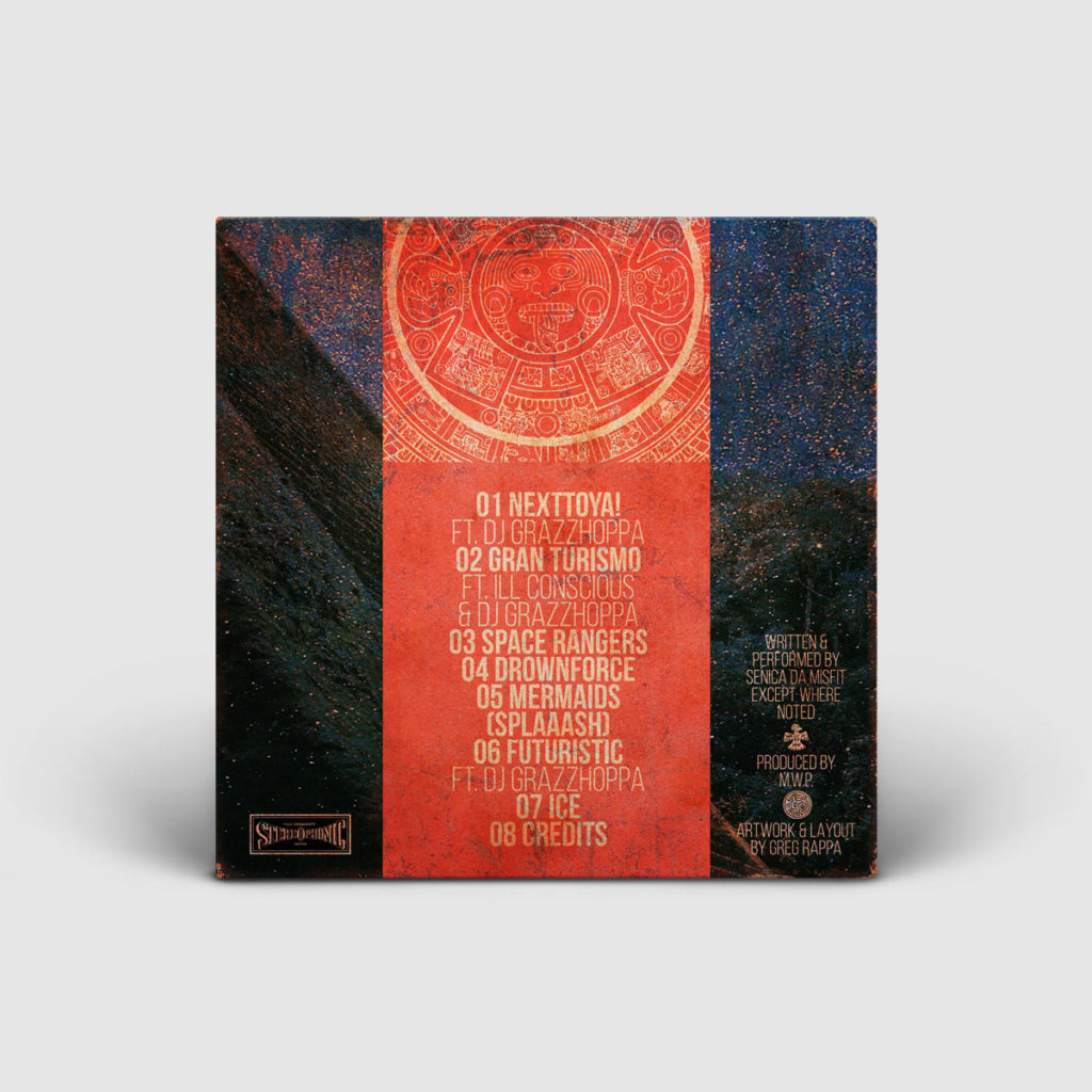 M.W.P. / The Mayan Script / Back Cover Design