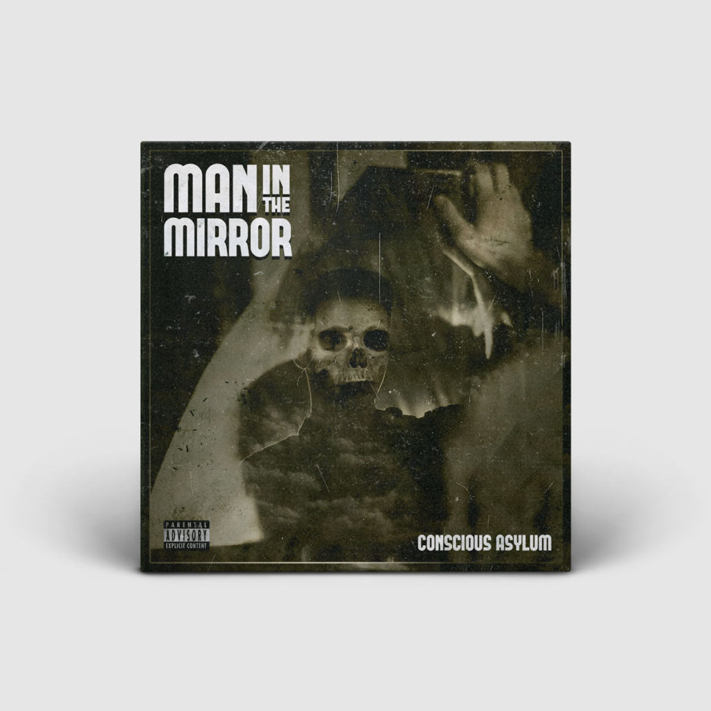Conscious Asylum / Man in the Mirror / Front Cover Design