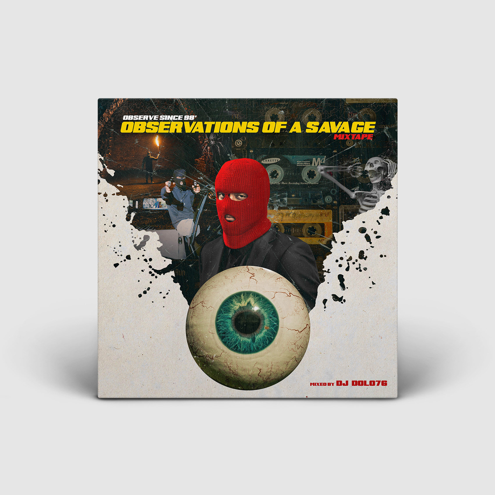 Observe Since 98' / Observations of a Savage / Front Cover Design