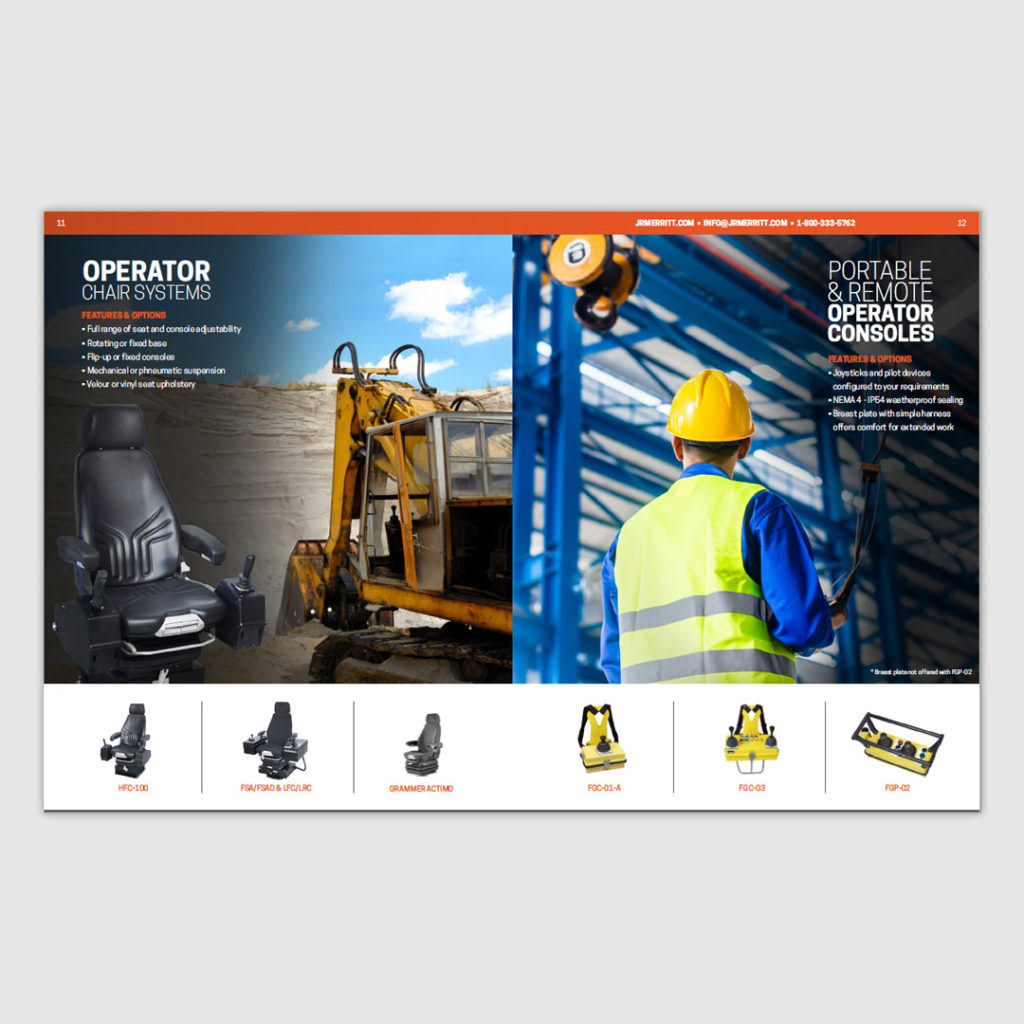 Industry Brochure Design / J.R. Merritt Controls