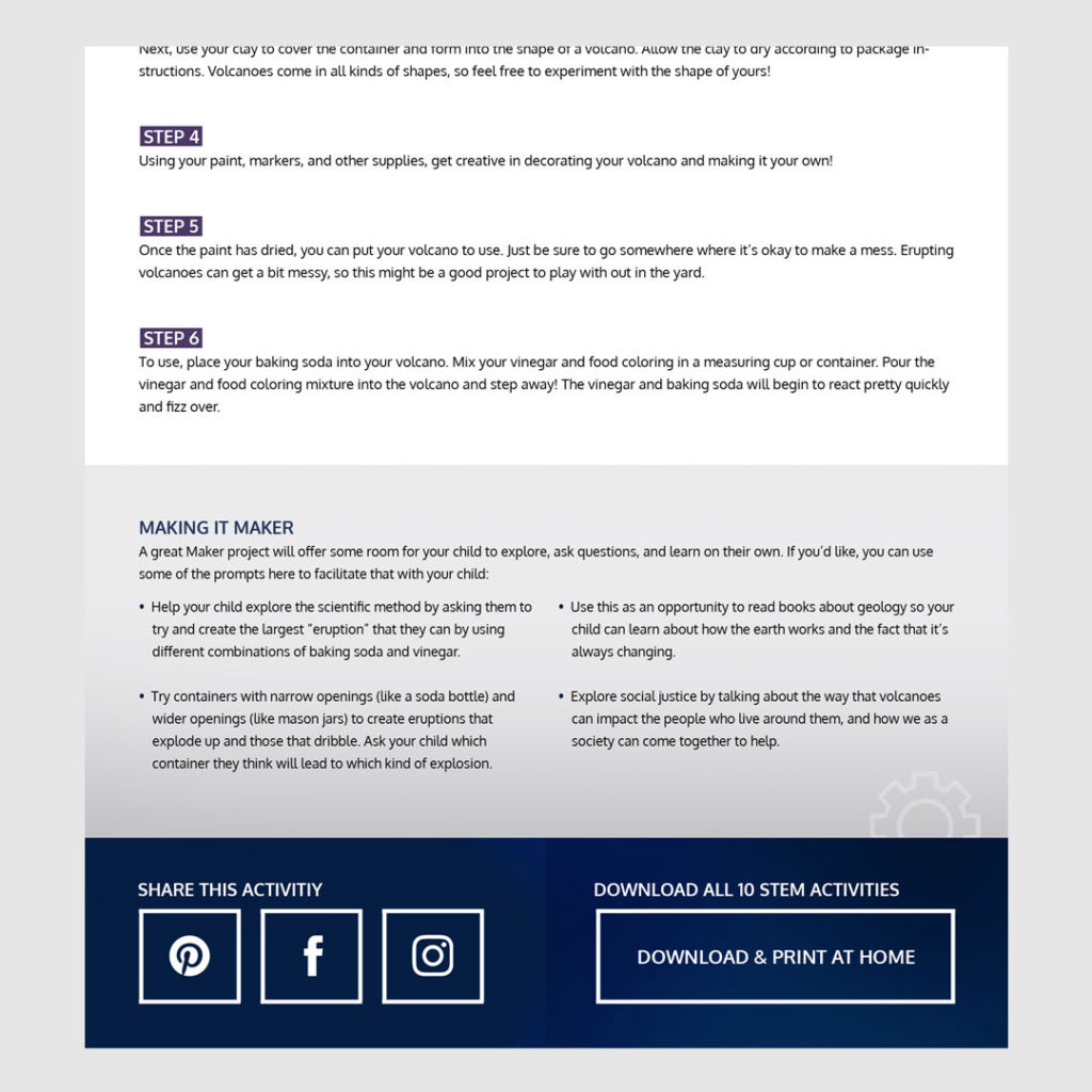 Blog Page Design / Friends Central School