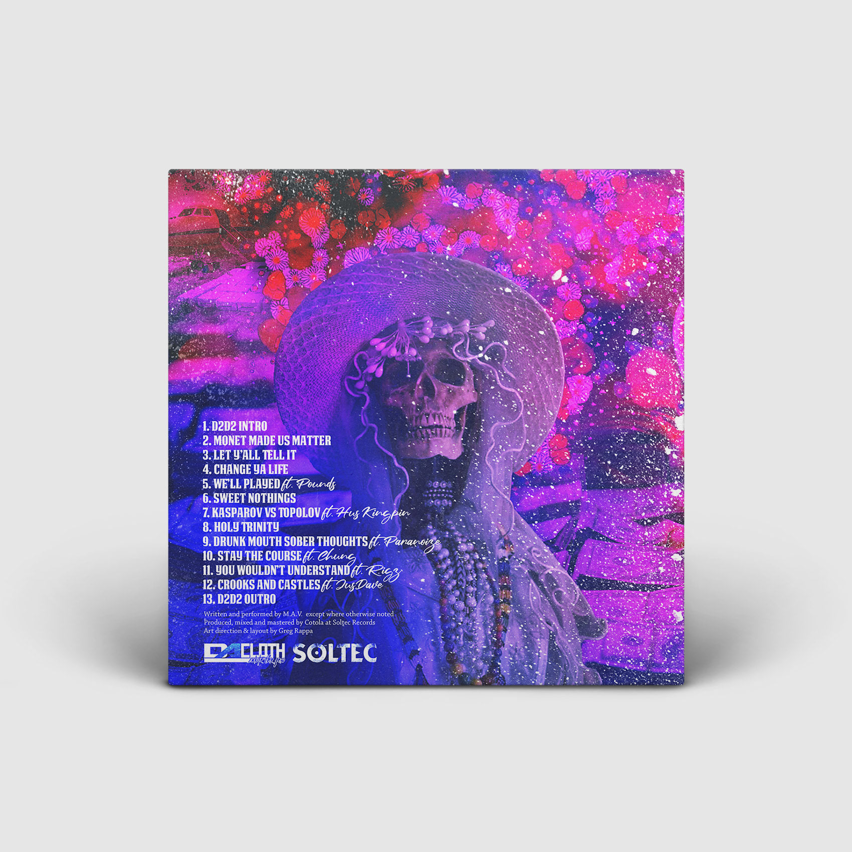 M.A.V. / Dust 2 Dust 2 / Back Cover Art