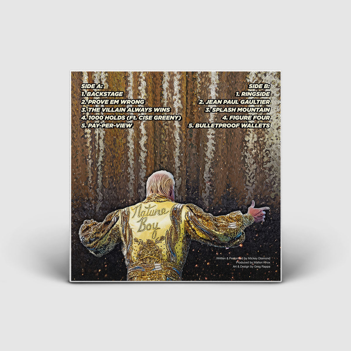 Mickey Diamond / Flair 4 the Gold / Back Cover Design Variant 1