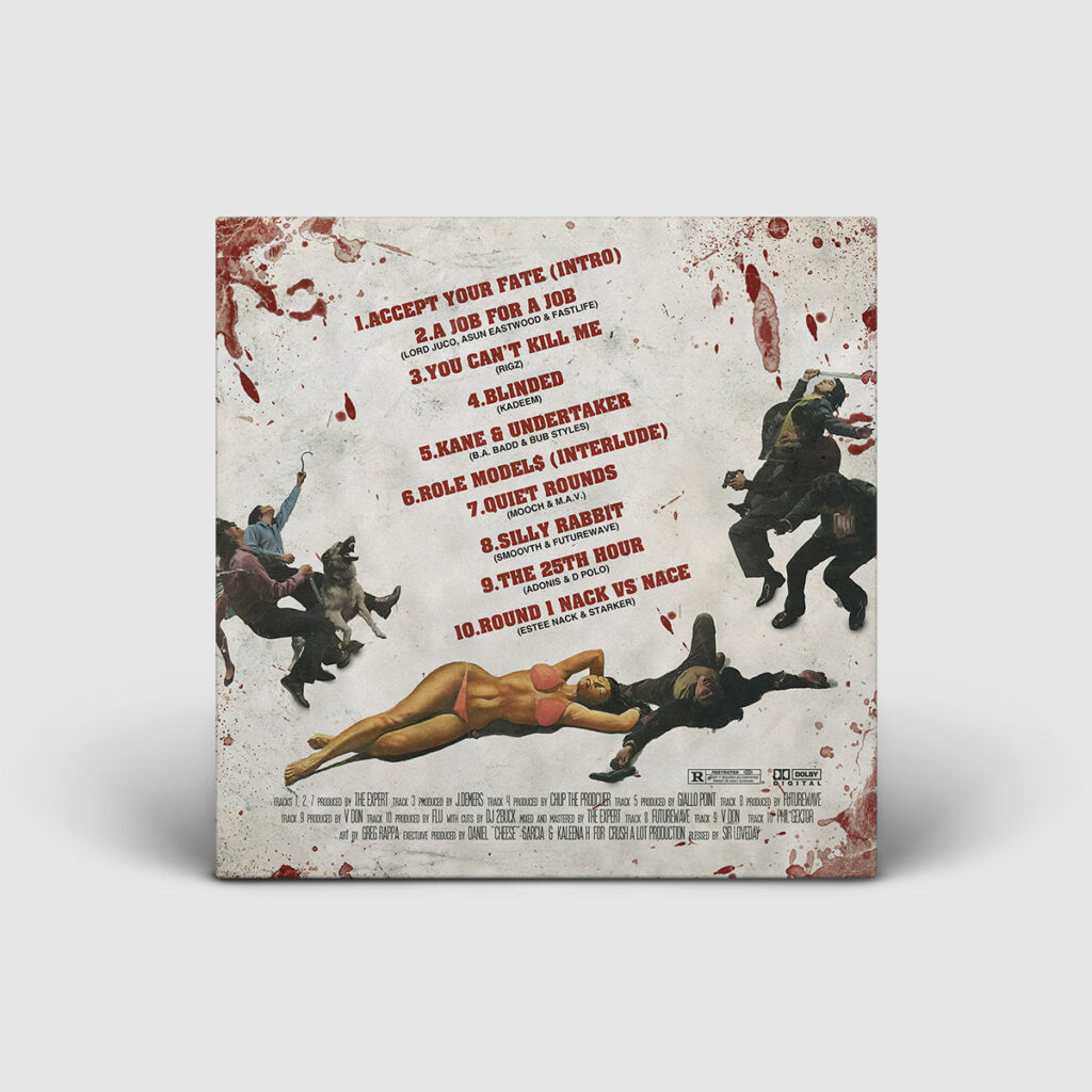 Crush A Lot Podcast / A Score to Settle Vol. 1 / Front Cover Design