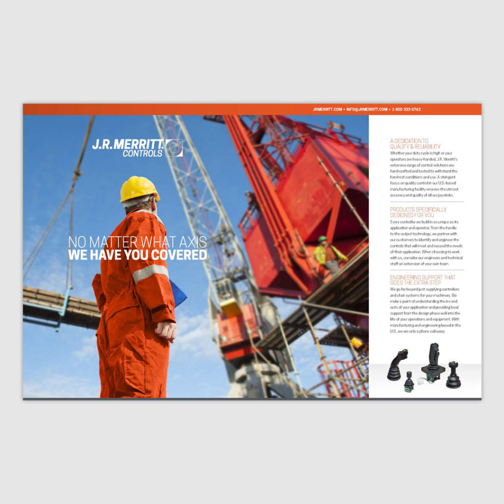 Industry Brochure Design / J.R. Merritt Controls