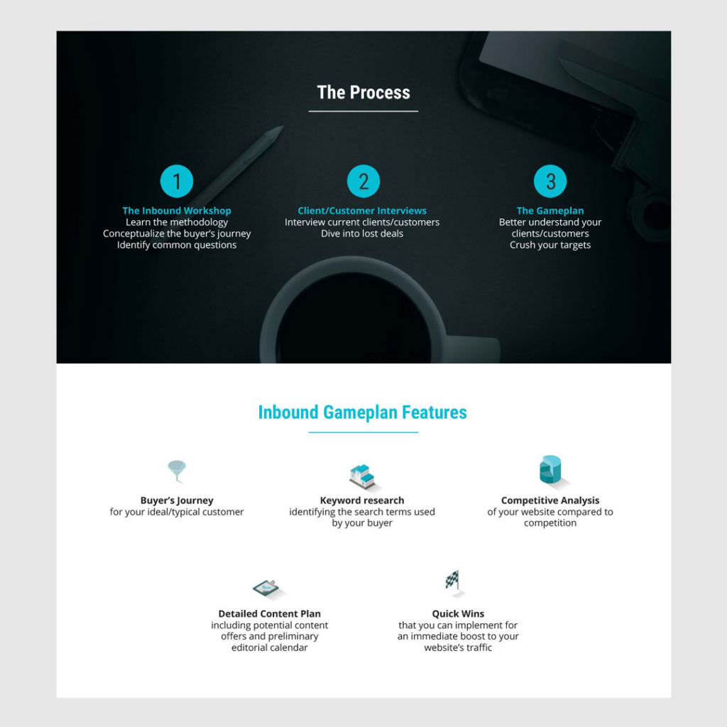 Landing Page Design / Pepperland Marketing