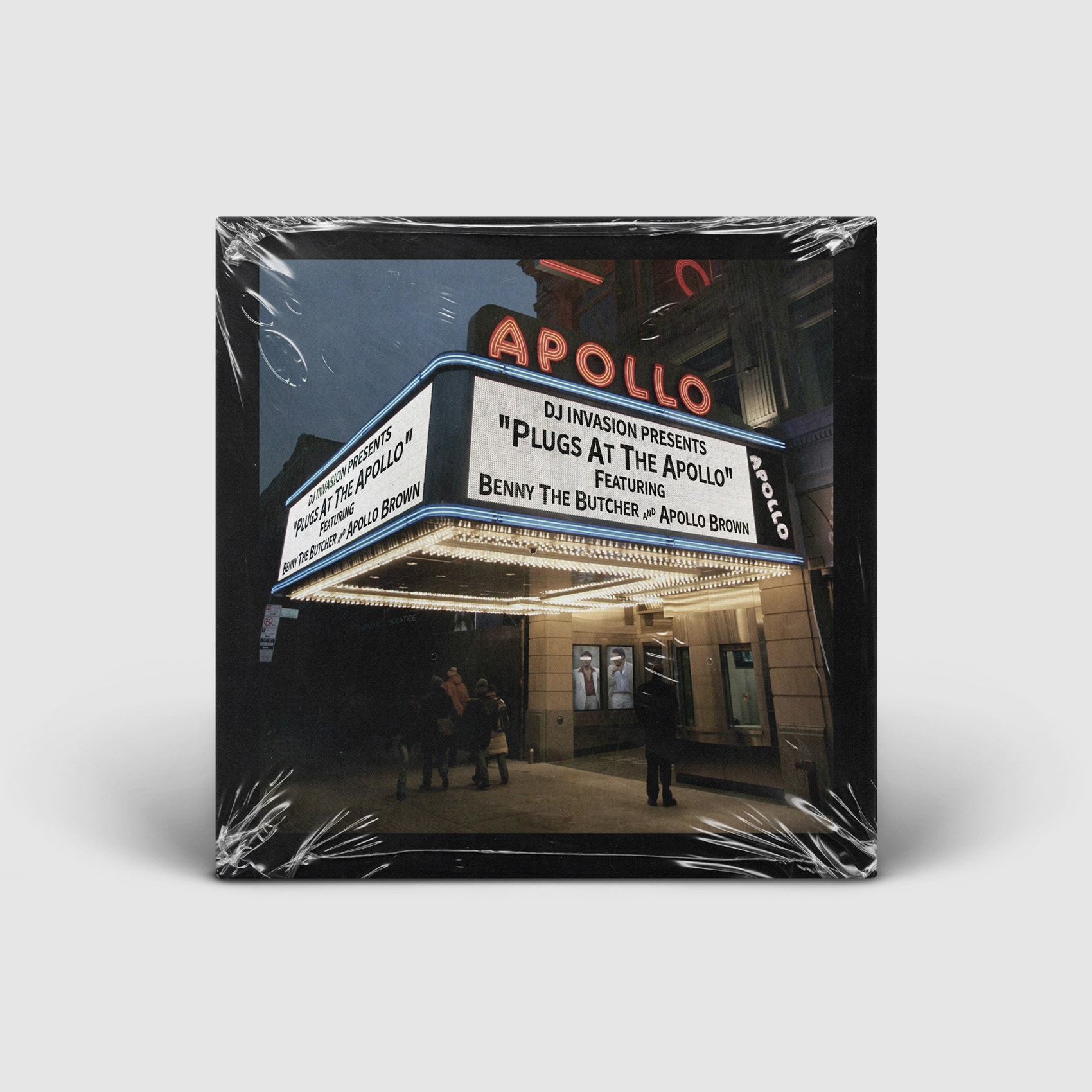 DJ Invasion / Plugs at the Apollo / Front Cover Design