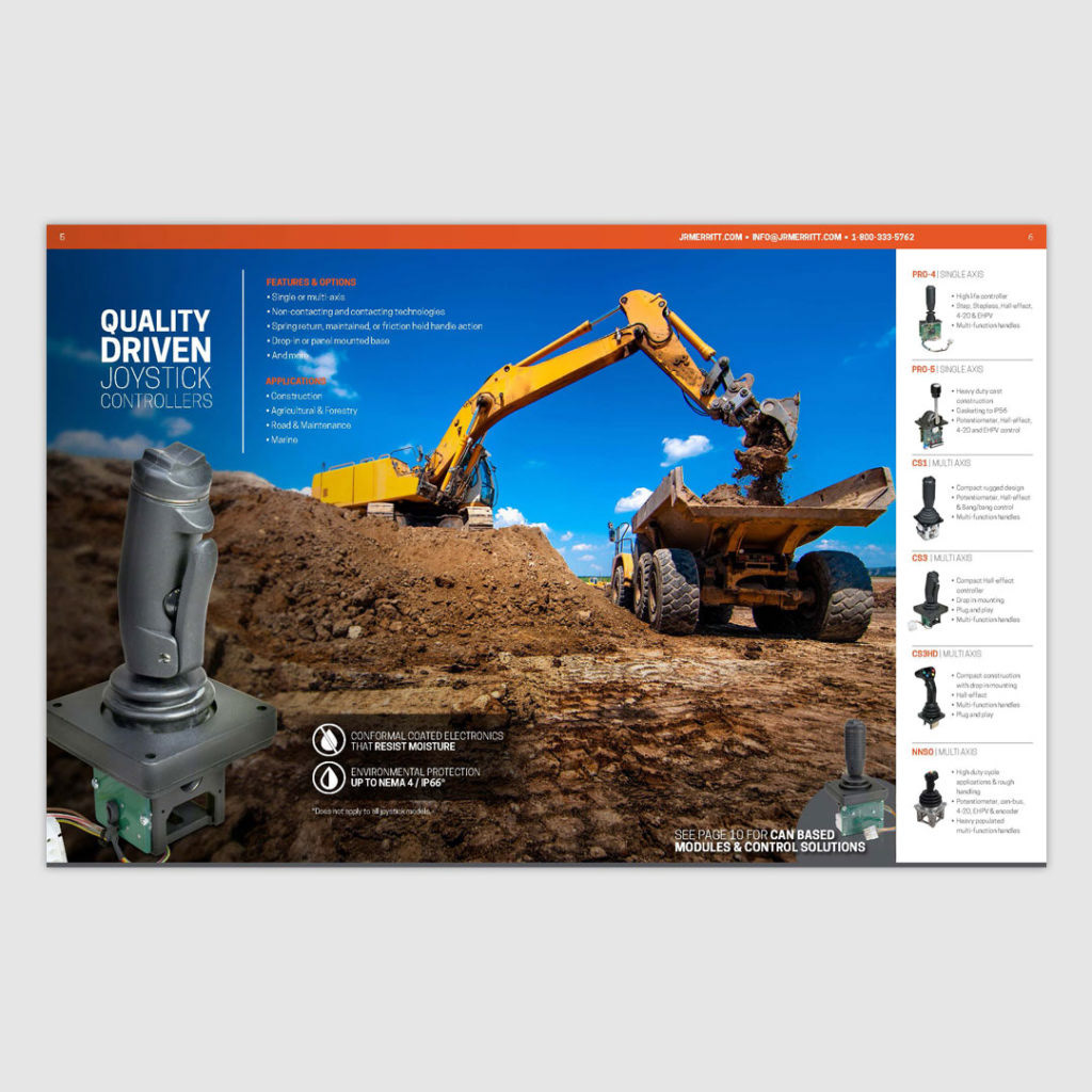 Industry Brochure Design / J.R. Merritt Controls