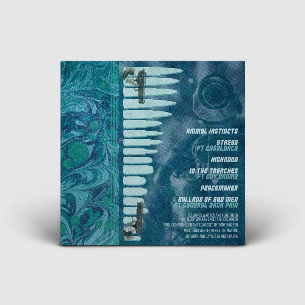 Sleep Sinatra / Peacemaker / Back Cover Art
