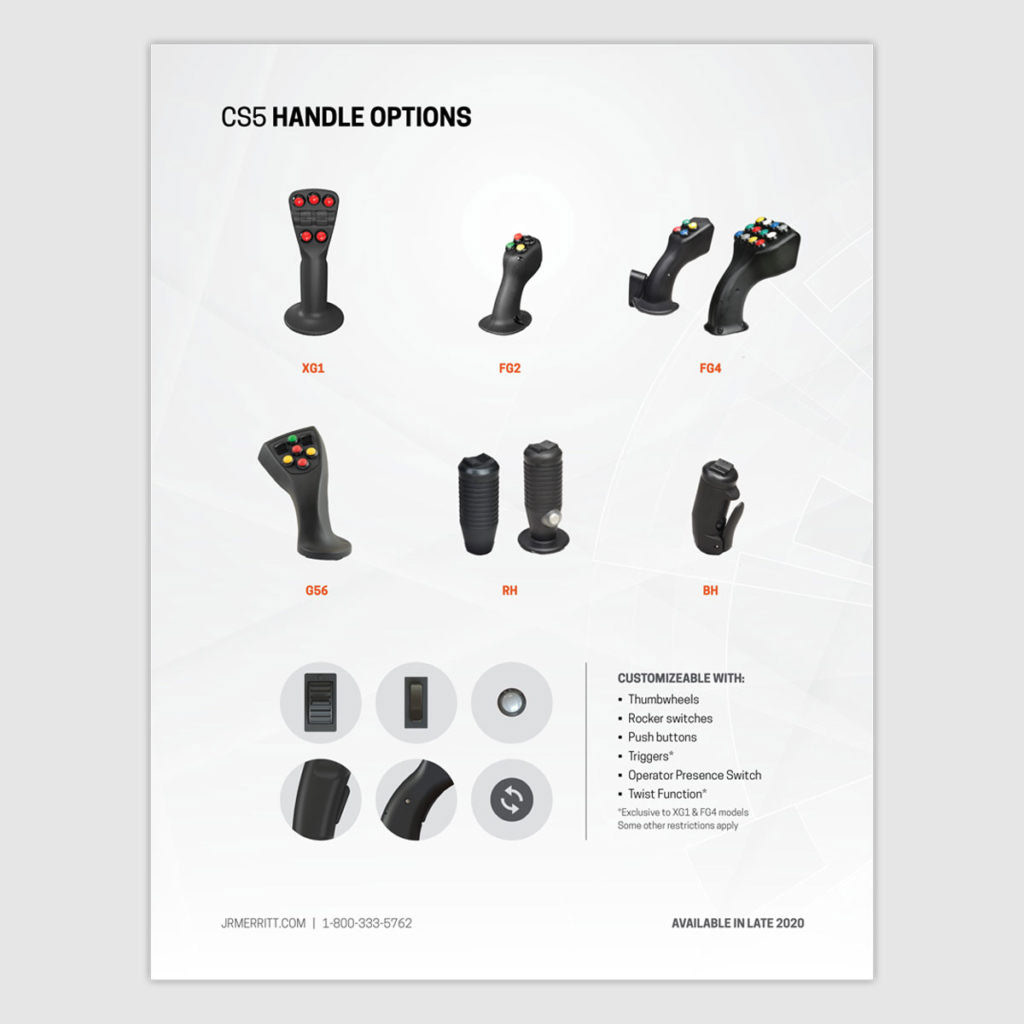 Product Sell Sheet Design / J.R. Merritt. Controls