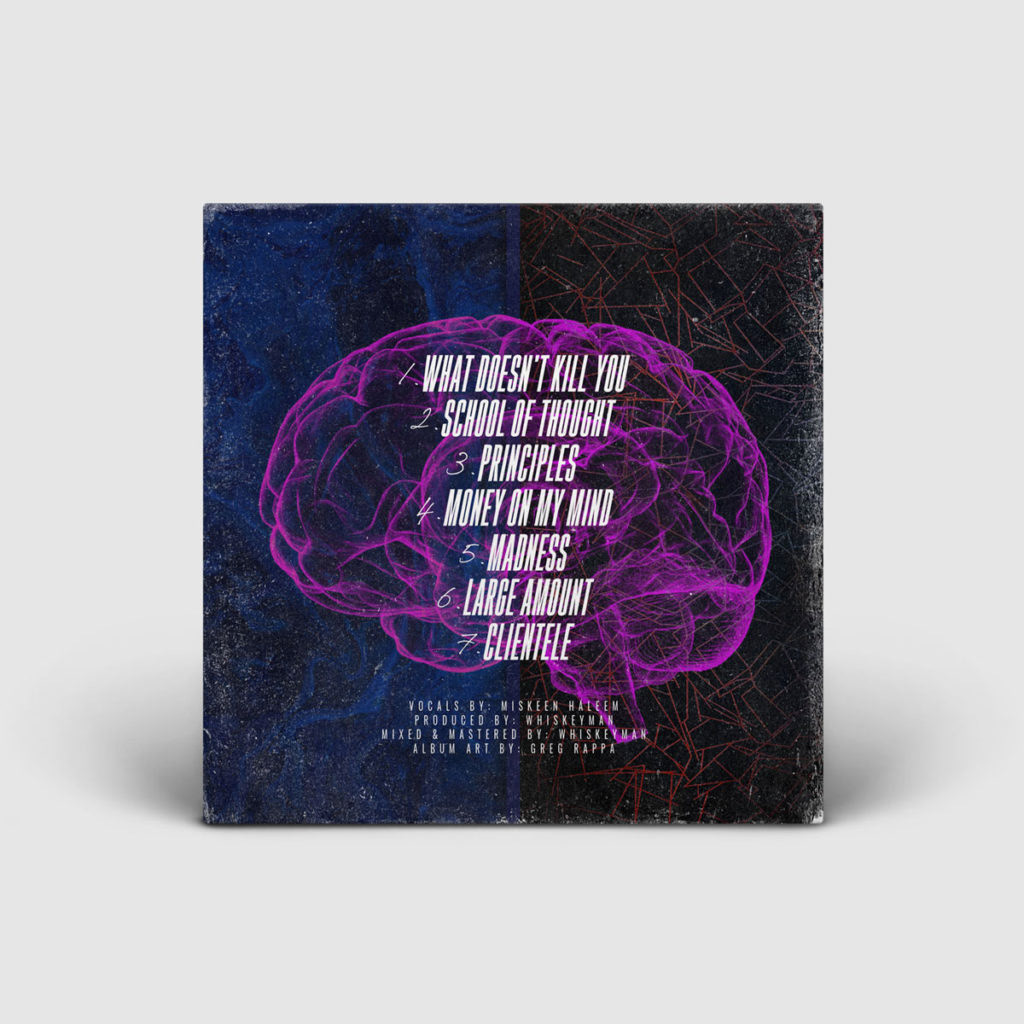 Miskeen Haleem / School of Thought / Back Cover Design