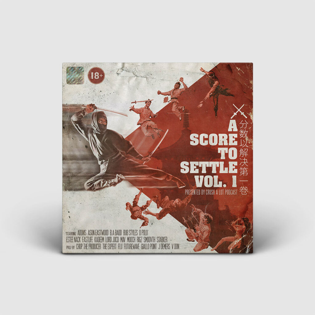 Crush A Lot Podcast / A Score to Settle Vol. 1 / Front Cover Design