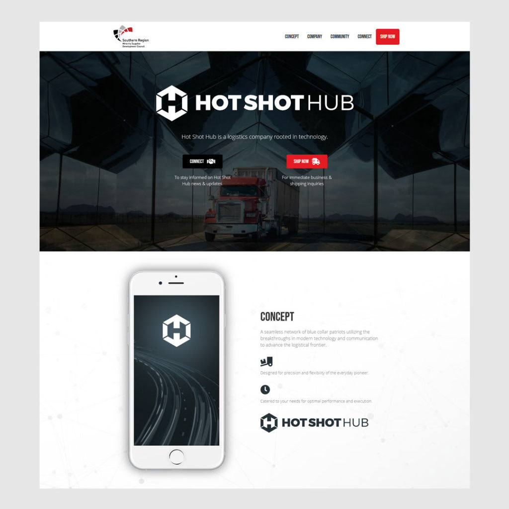 Website Design / Hot Shot Hub