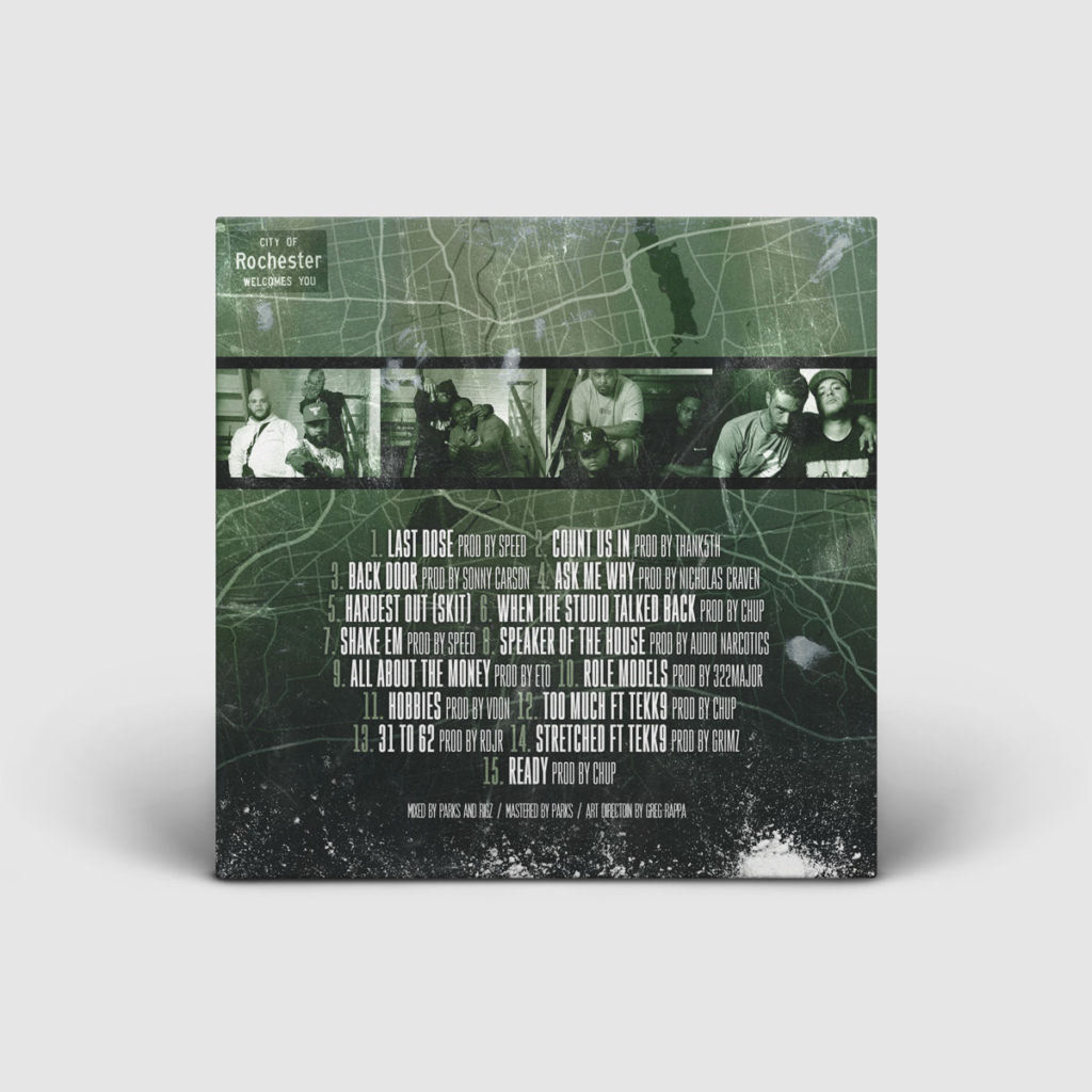 Da Cloth / Da Fixtape / Back Cover Design