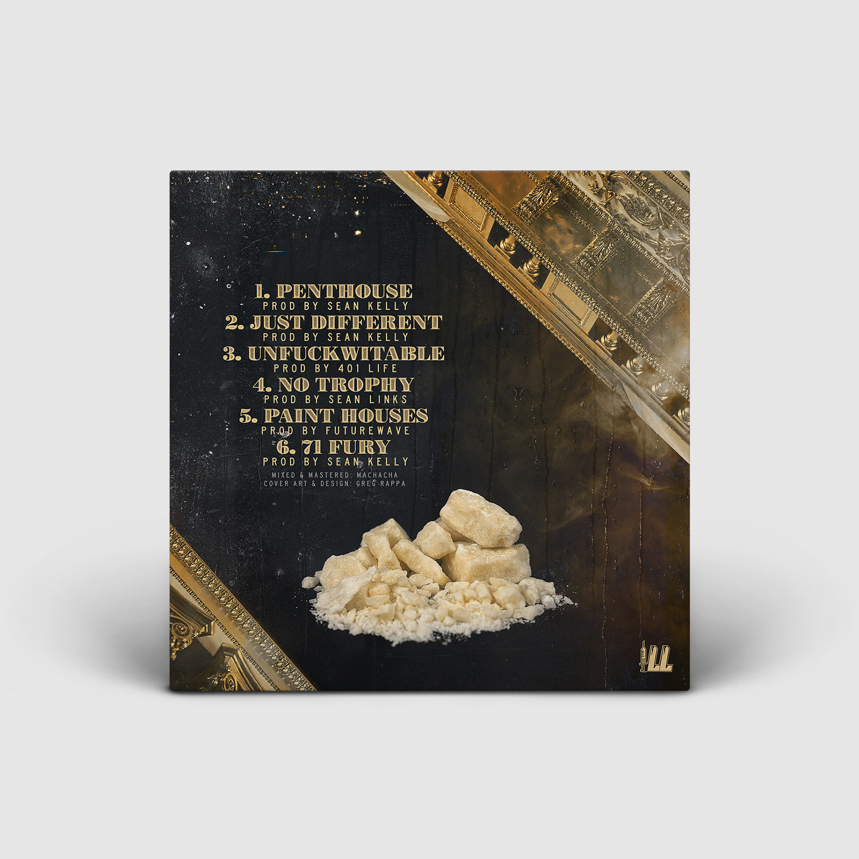 Illanoise / Loose Cracks / Back Cover Design