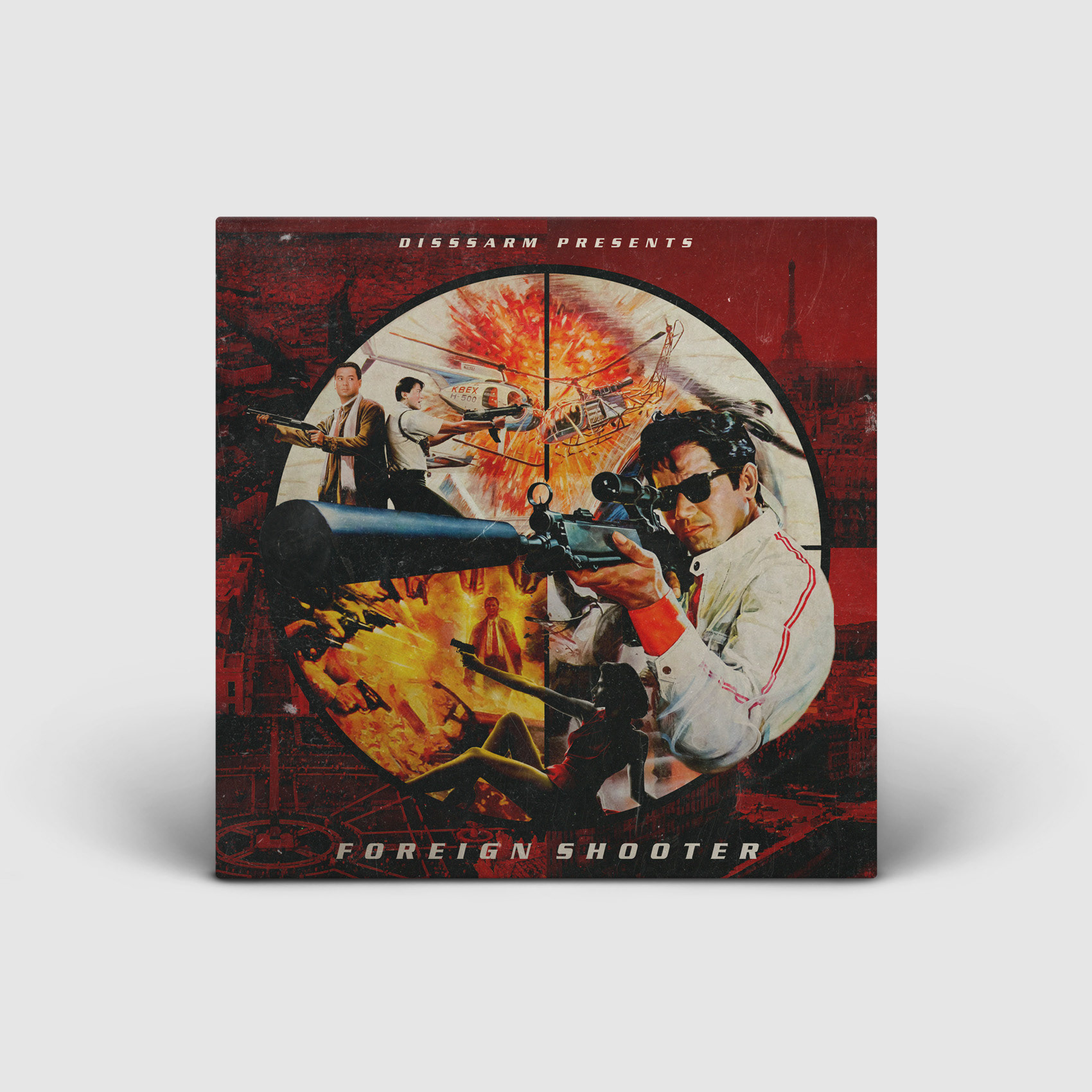 Dissarm / Foreign Shooter / Front Cover Design