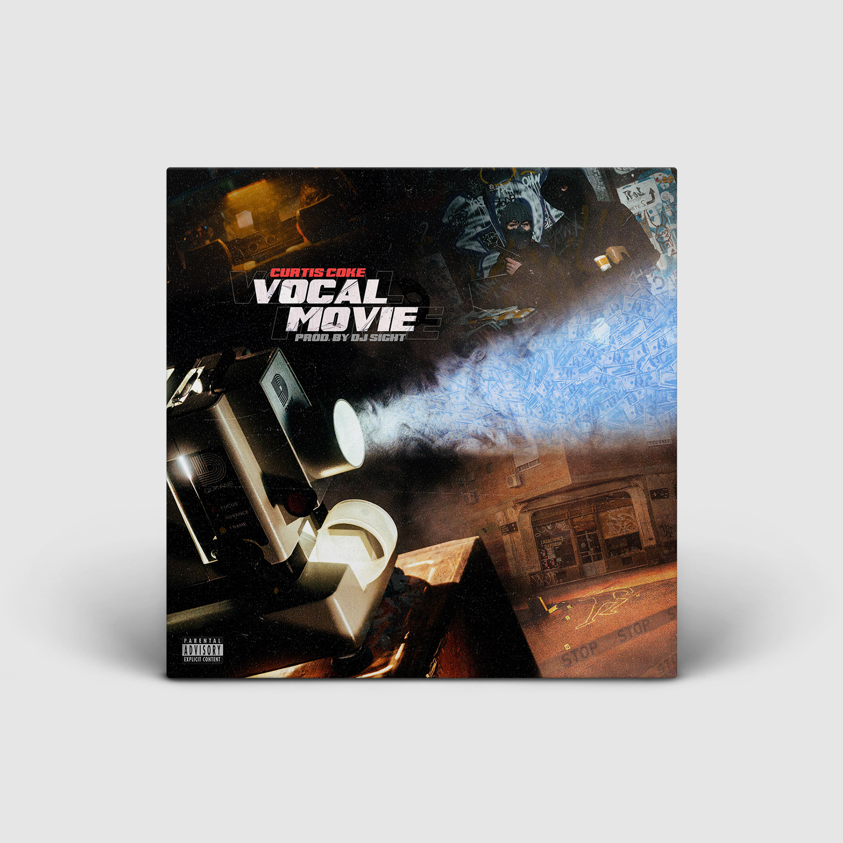 Curtis Coke / Vocal Movie / Front Cover Design