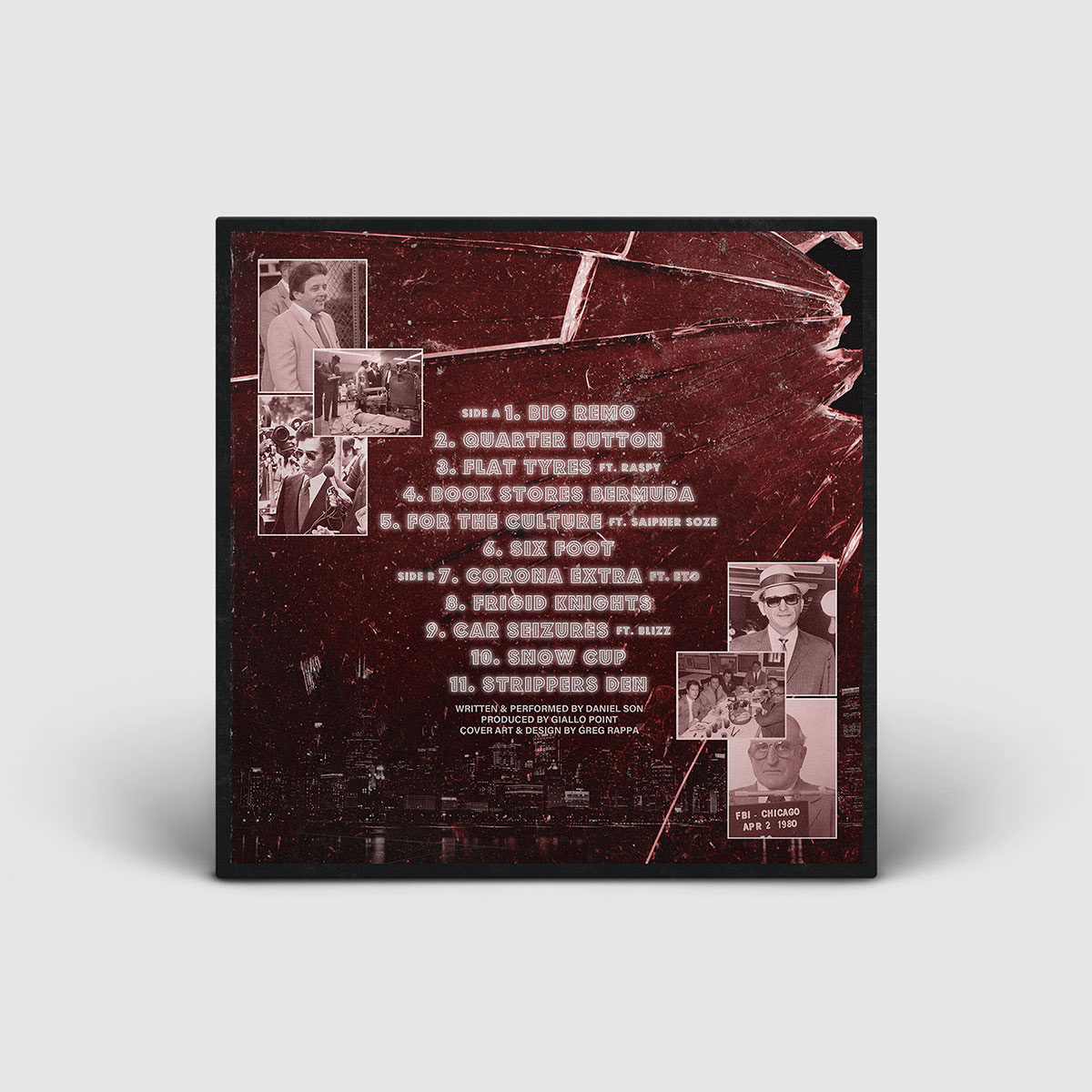 Daniel Son x Giallo Point / Remo Gaggi / Back Cover Design