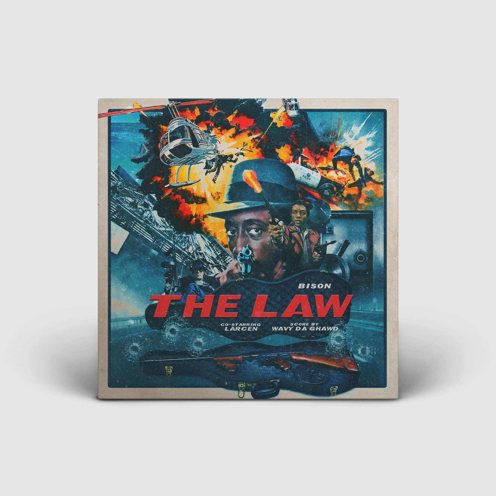 Bison / The Law / Single Cover Design