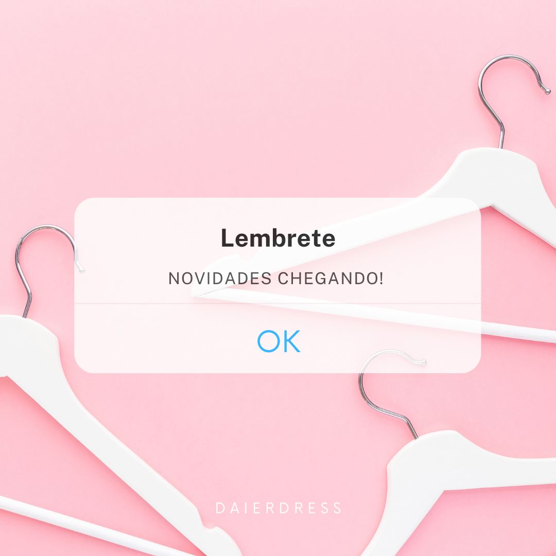 arte para avisar sobre novidades