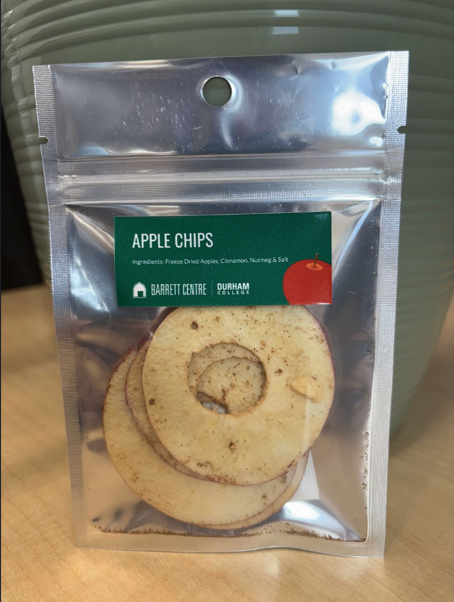 Apple Chips Label On Pack