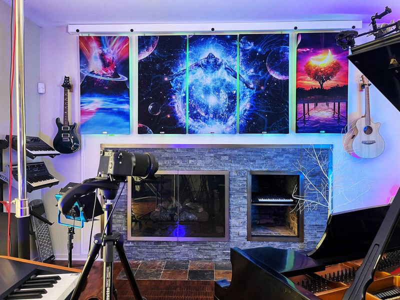 Jordan Rudess Dream Theater Home Studio