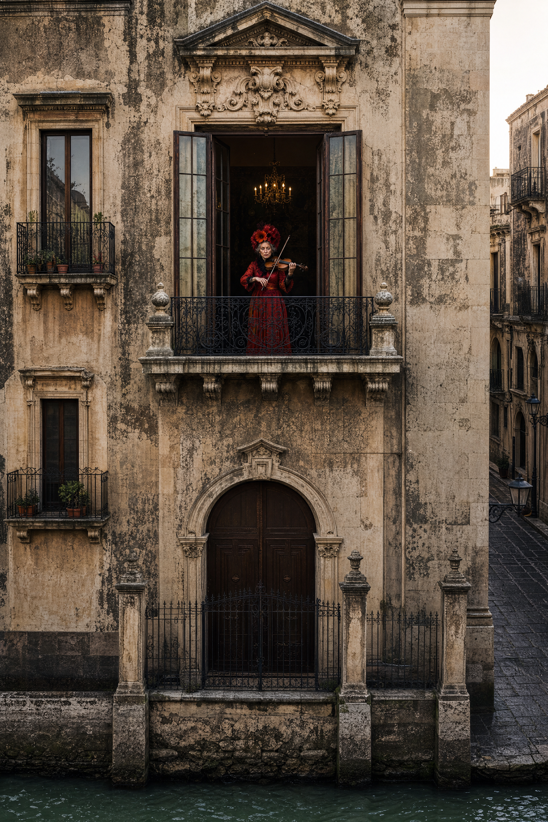 LA VIOLINSTA EN LA VENTANA