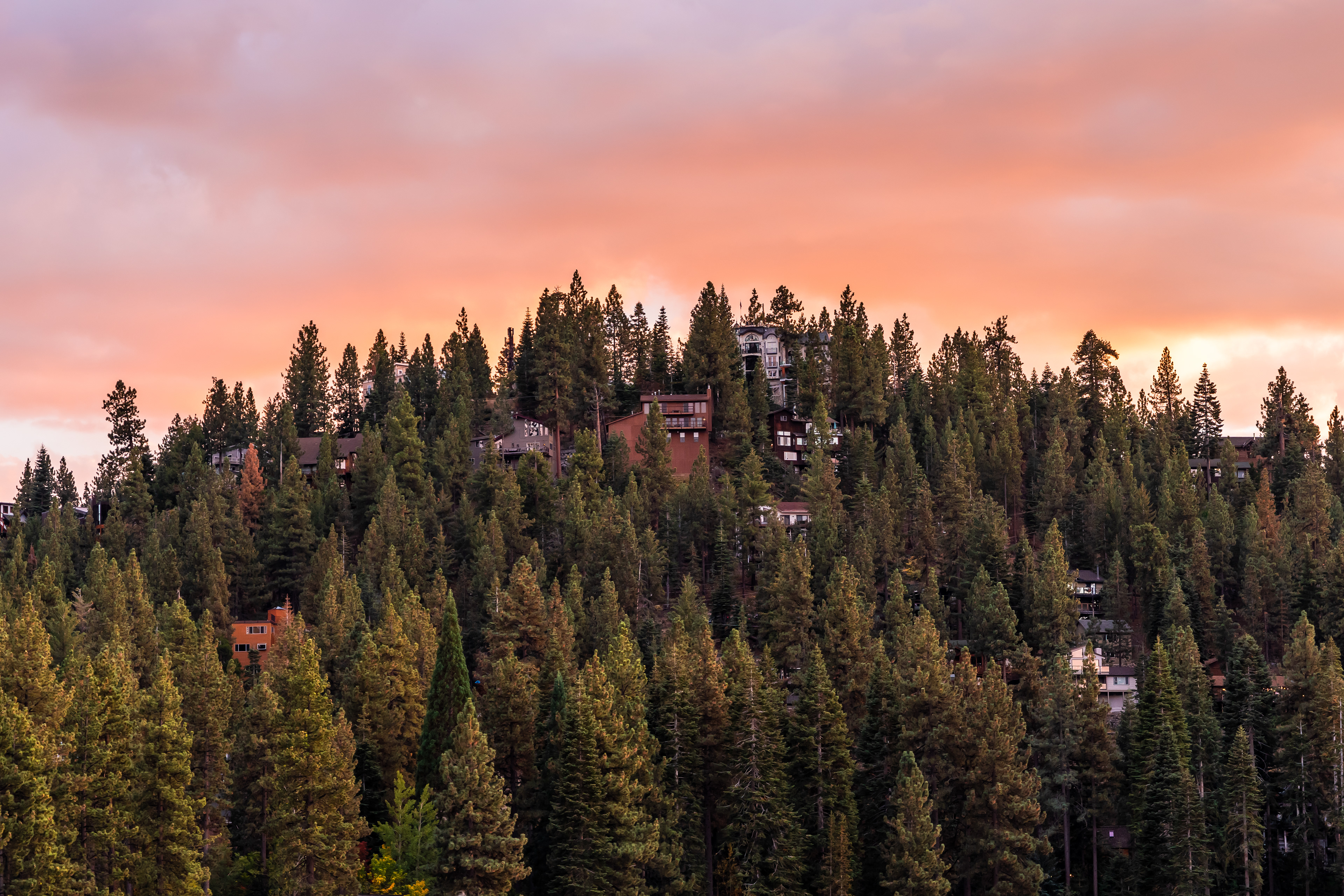 These homes were perched on a hill overlooking the cove. Not a bad view.