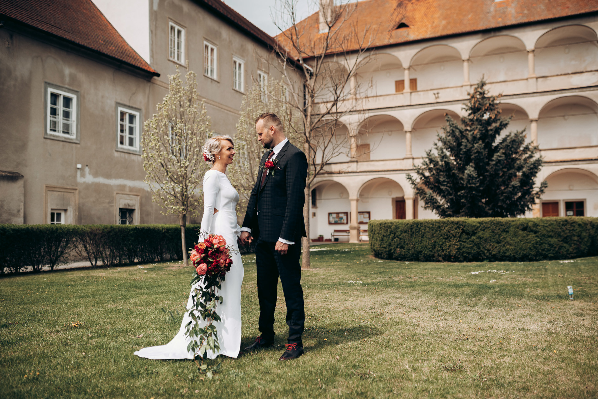 svatební portréty - zámek Bohutice
