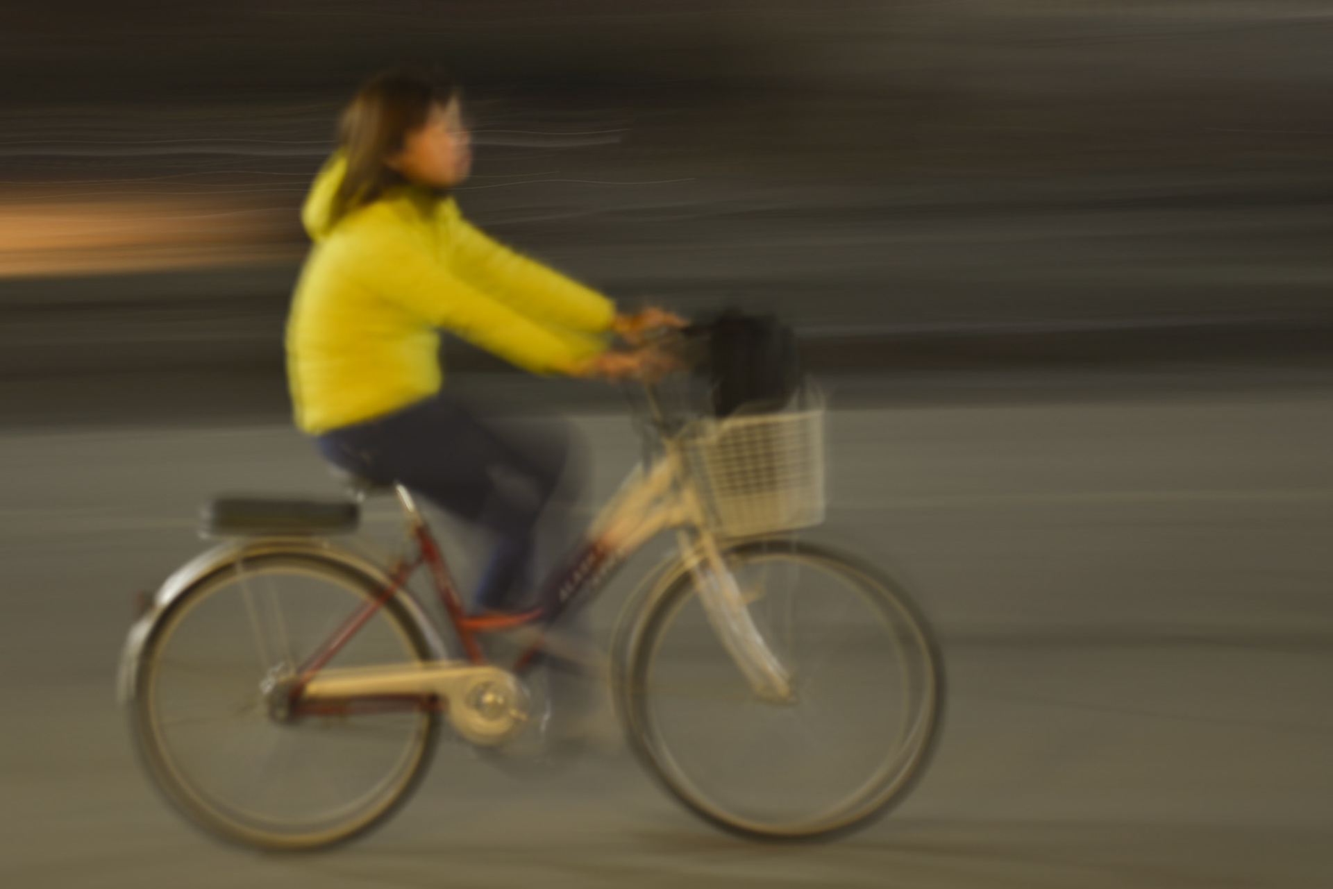 Girl on bike, Hue, Vietnam