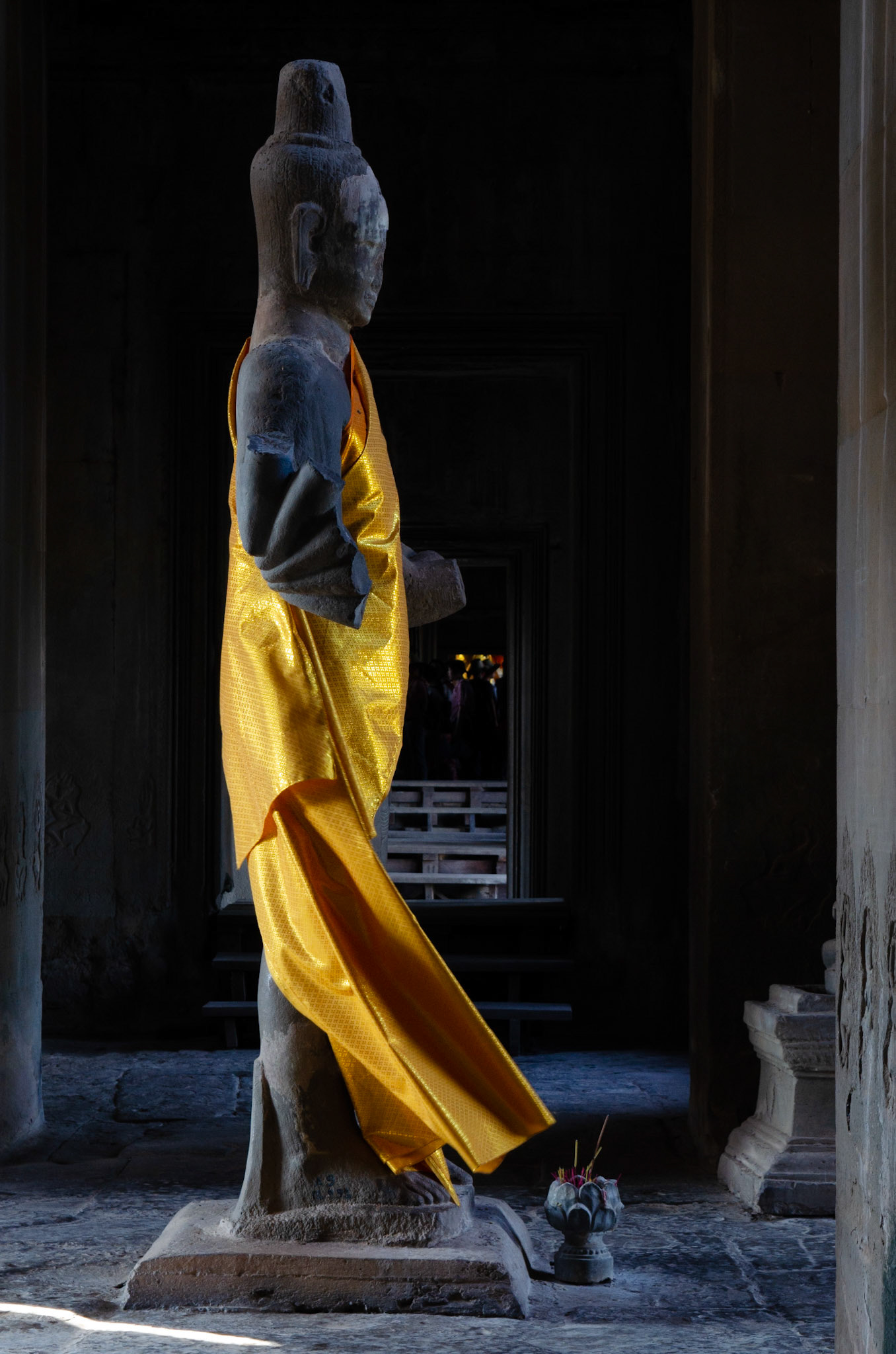 Figure at Angkor Wat, Cambodia