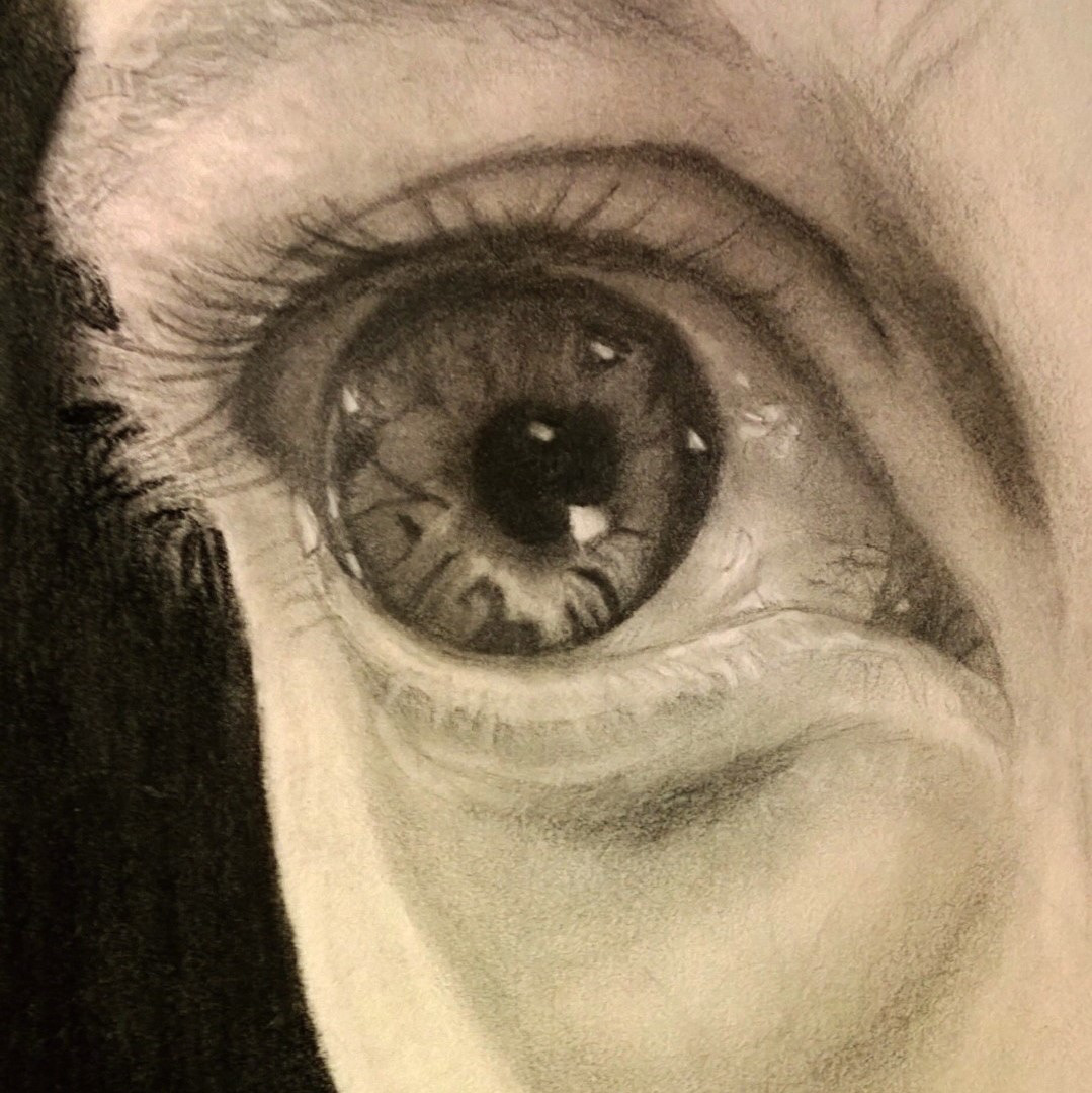Self-Portrait, 5x7"