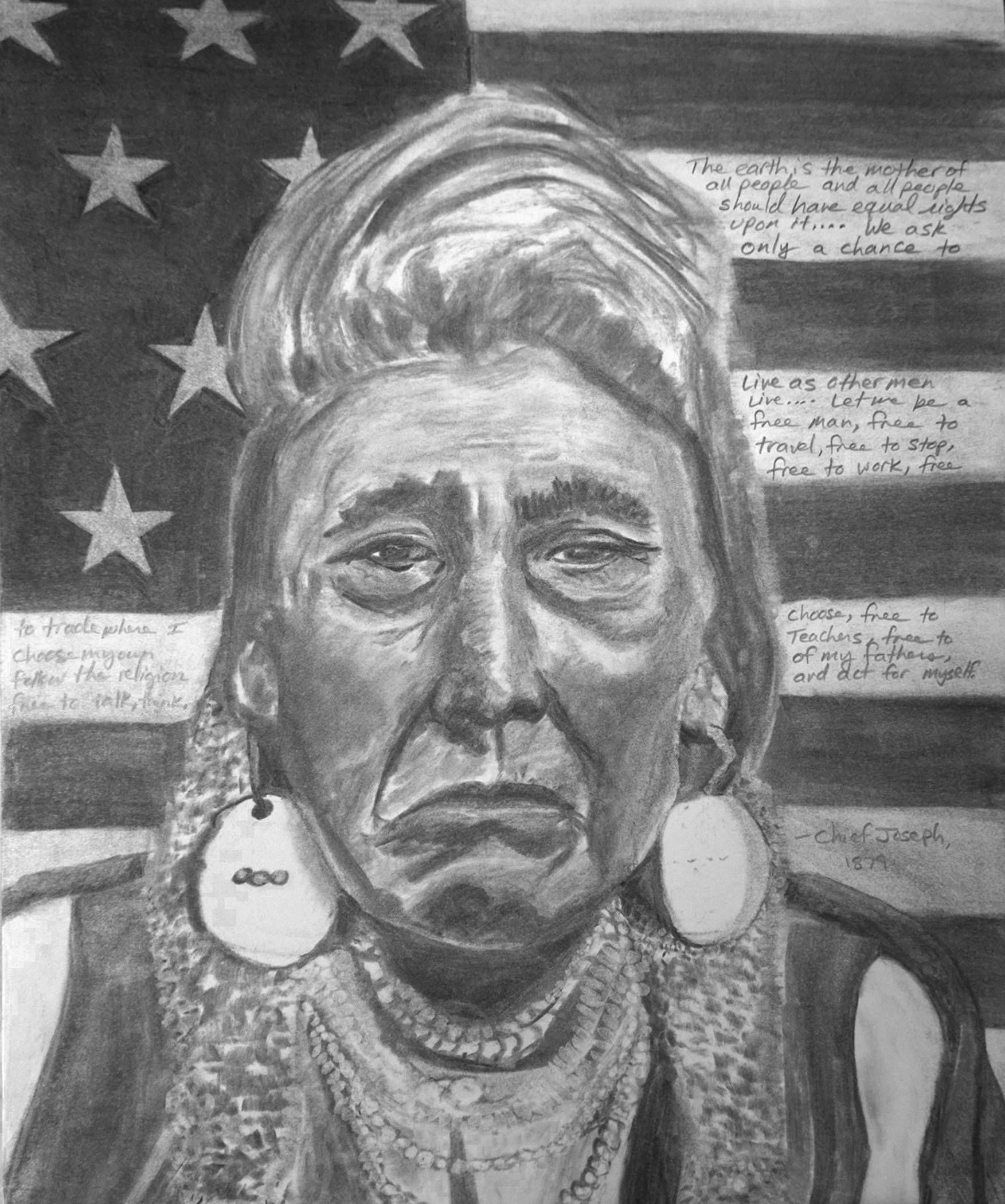The Earth is the Mother of All People, 16x20"