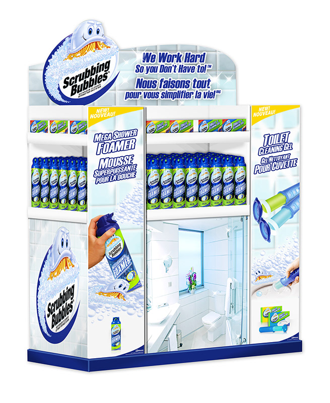 SC Johnson: Scrubbing Bubbles Half Pallet Concept