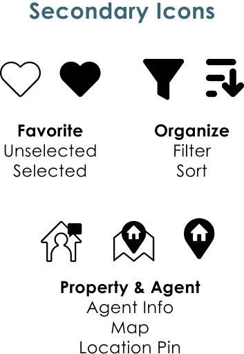 Secondary Icons