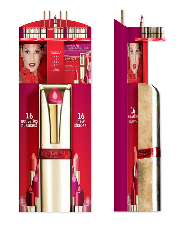 L'oréal: Color Riche Anti-Age Floor Display Concept